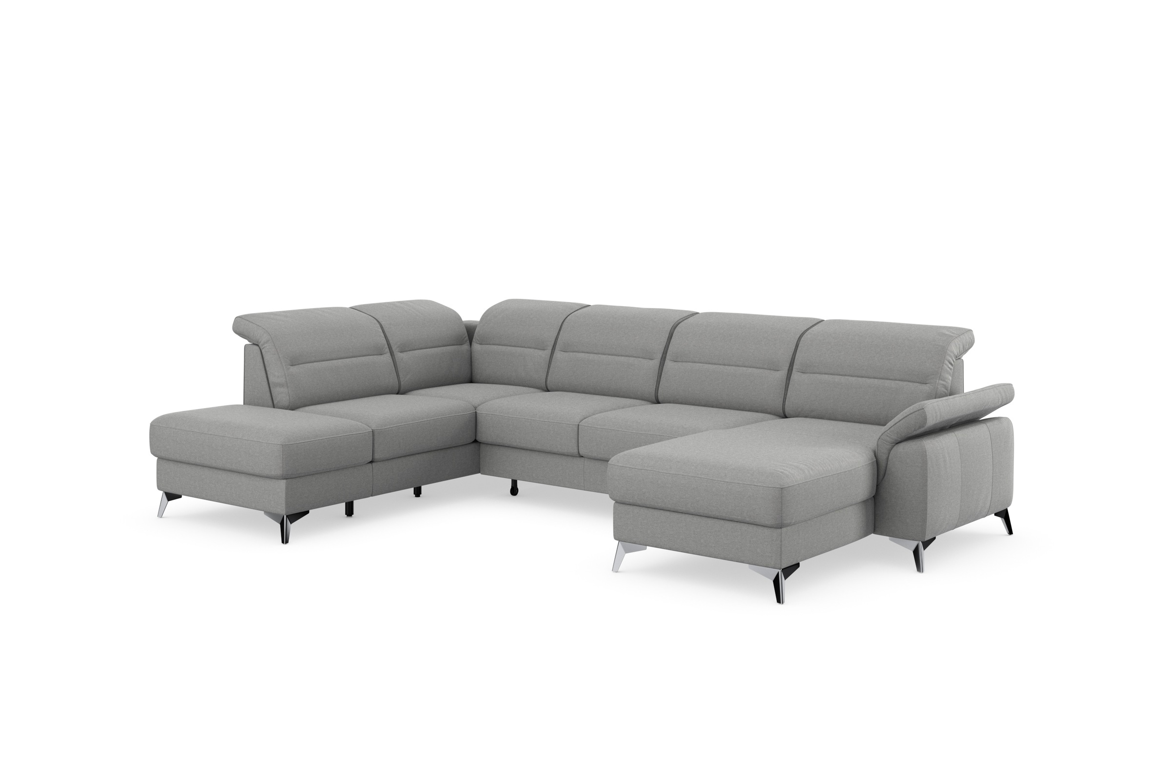 sit&more Wohnlandschaft »Sinatra U-Form«, optional mit Kopfteilverstellung und Armteilfunktion etc.
