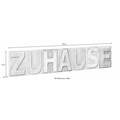 Home affaire Dekoobjekt »Zuhause«, Maße (B/H): ca. 60/13 cm