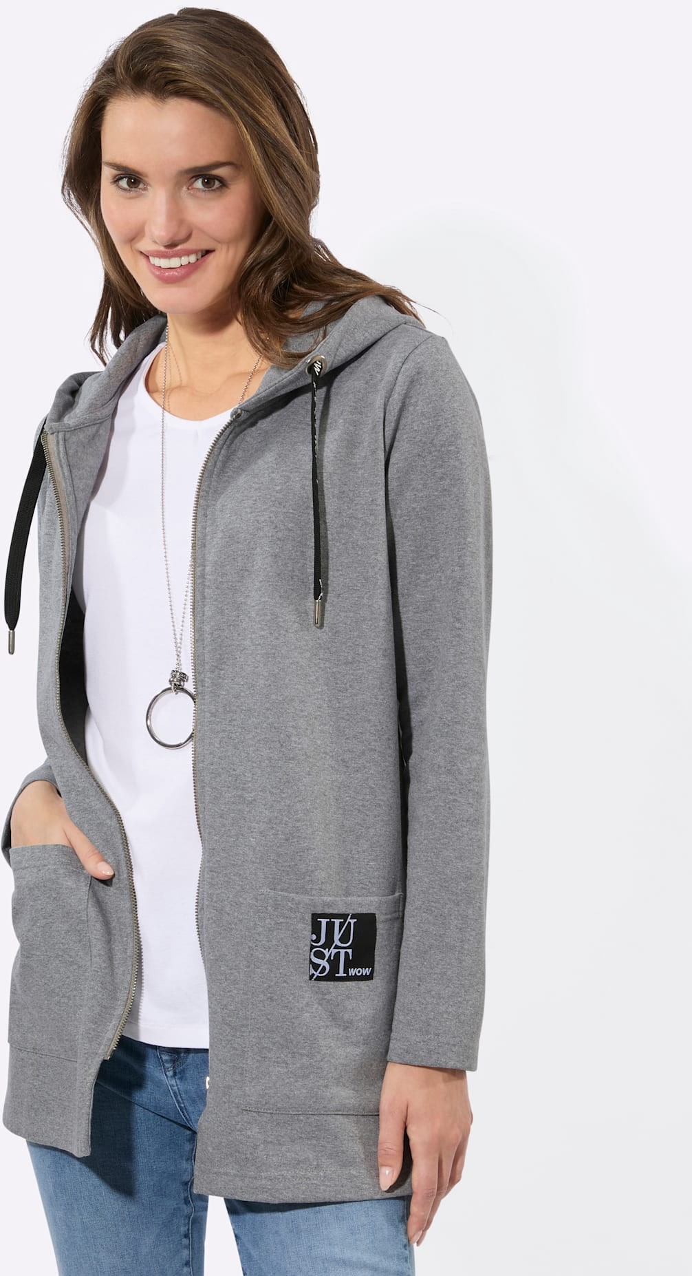 Inspirationen Shirtjacke »Sweatjacke« 1