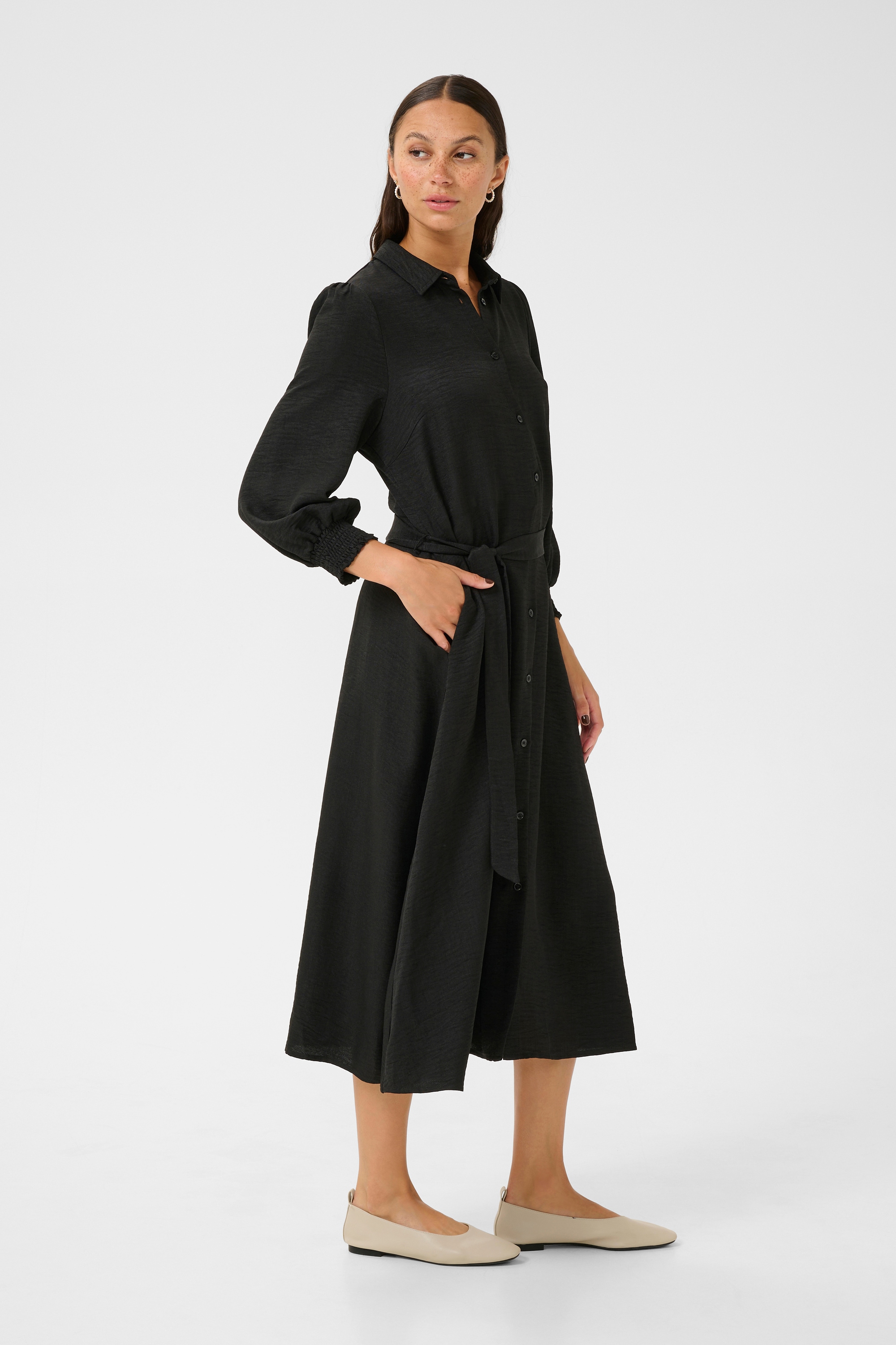 KAFFE Midikleid »Kleid KAellen«