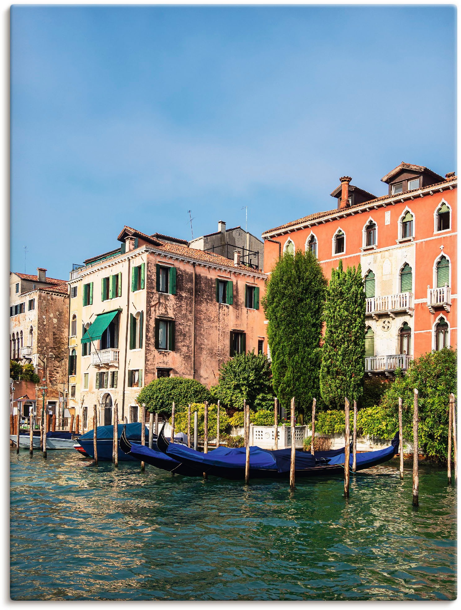 in im Artland Gebäude Größen Venedig«, Poster St.), als Wandbild Shop Leinwandbild, Online versch. (1 oder »Blick auf OTTO Wandaufkleber Venedig, historische Alubild,