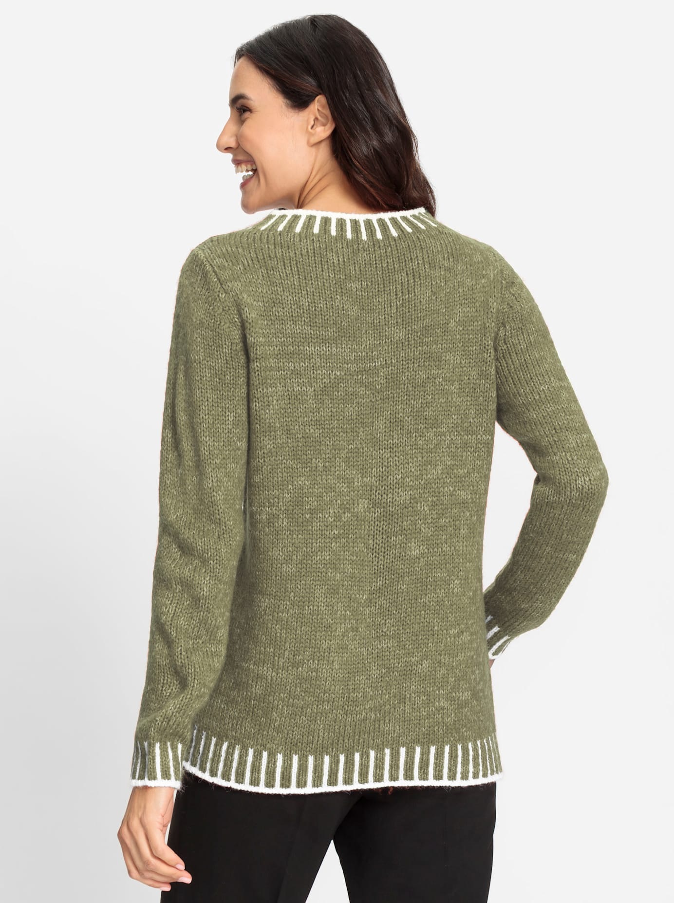 Inspirationen Rundhalspullover »Pullover«
