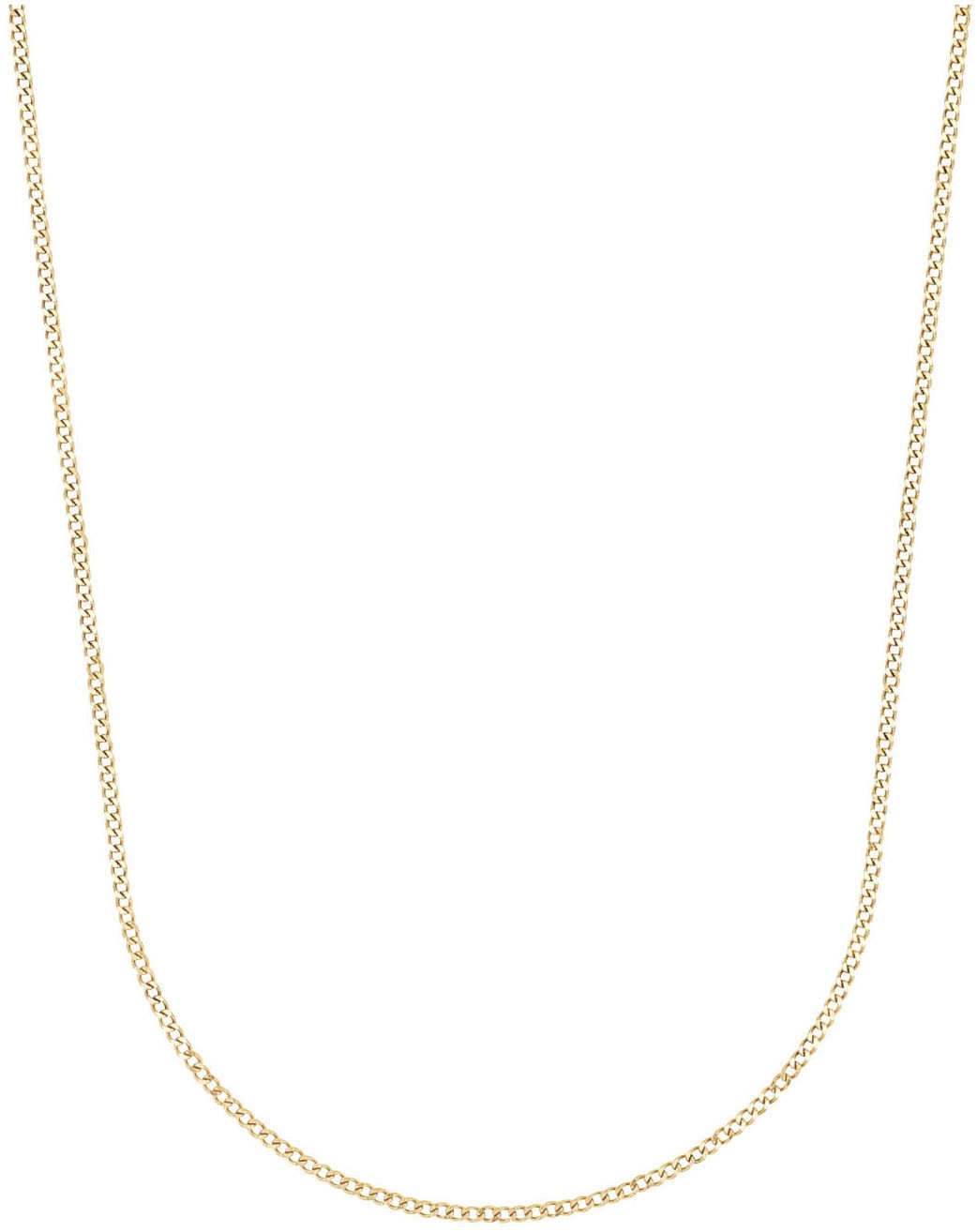 Amor Damen Collierkettchen »Panzerkettengliederung« in goldfarben, Größe Breite: 1,4 mm