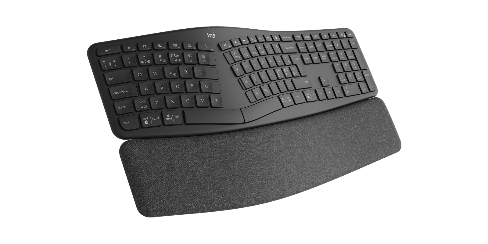 Logitech Tastatur »ERGO K860 - GRAPHITE - US - Layout«