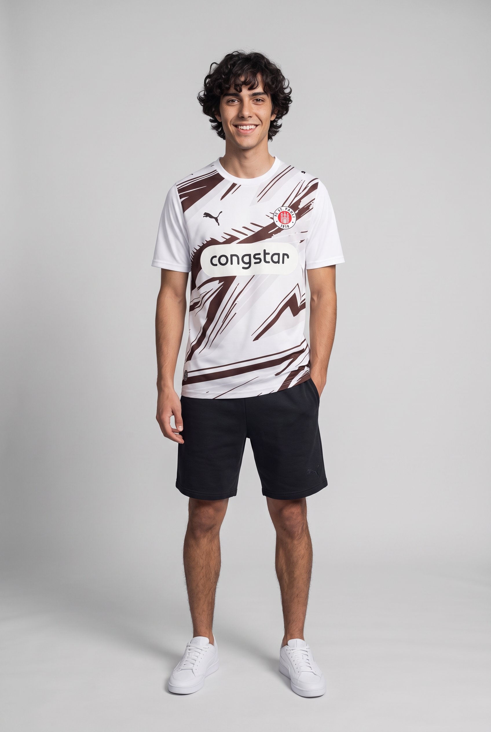 PUMA Fußballtrikot »FCSP AWAY JERSEY REPLICA« mit DryCELL-Technologie, atmungsaktiv, mit Rundhalsausschnitt