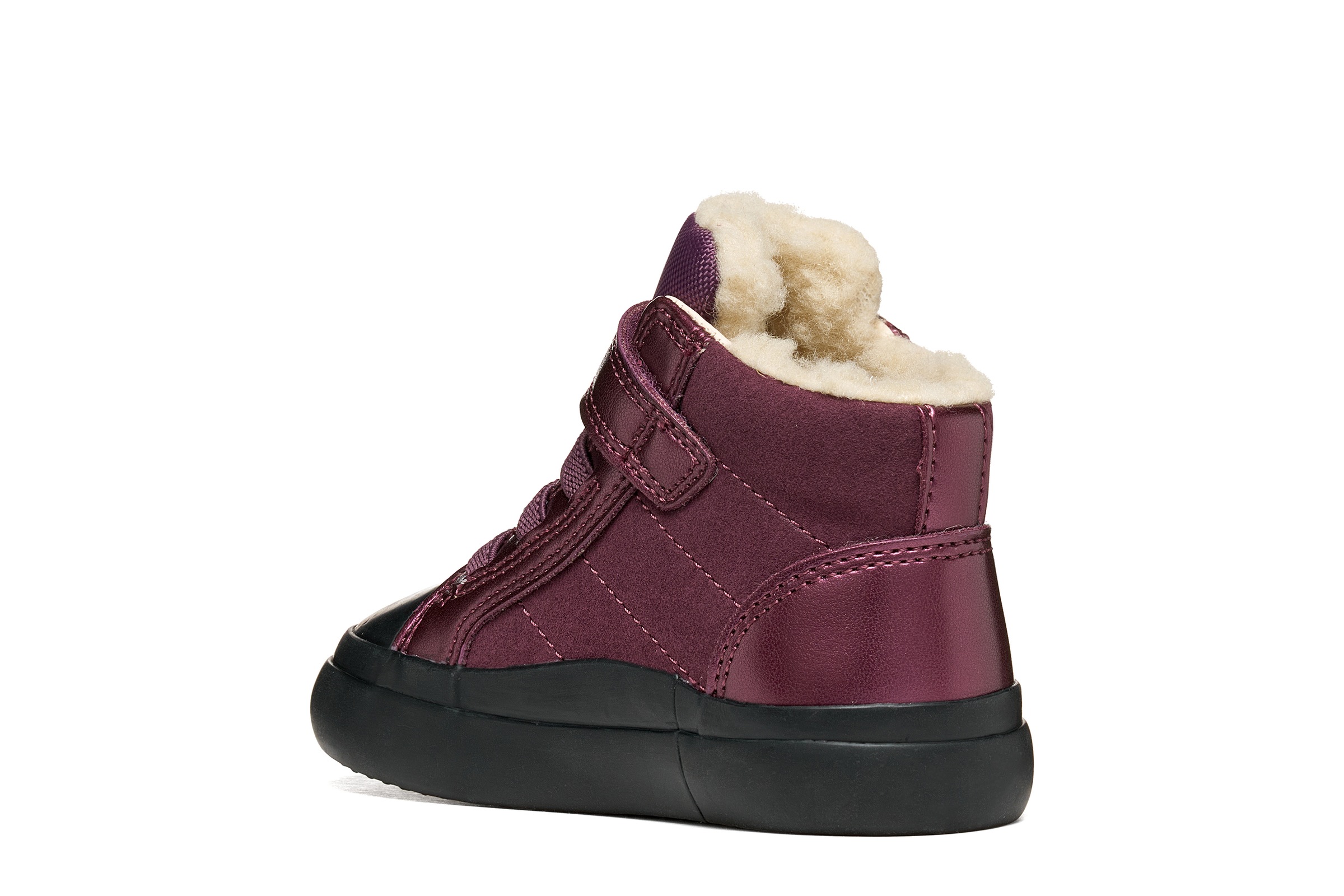 Geox Lauflernschuh »B GISLI GIRL«  Winterboots mit Klettriemchen mit Größenschablone zum Download