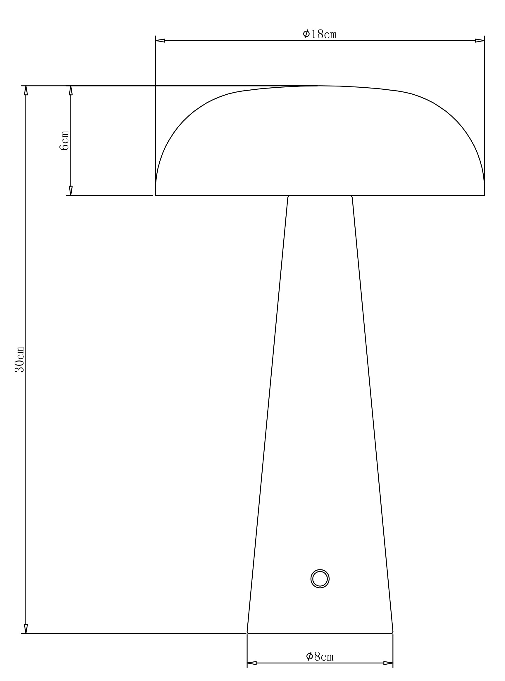 OTTO home LED Tischleuchte »Katniss - Akkuleuchte« LED-Modul 1 Stk. warmweiß - kaltweiß Dimmbar, Farbwechsel, 2600 mAh Akku, USB-C, Akkulampe, Tischlampe