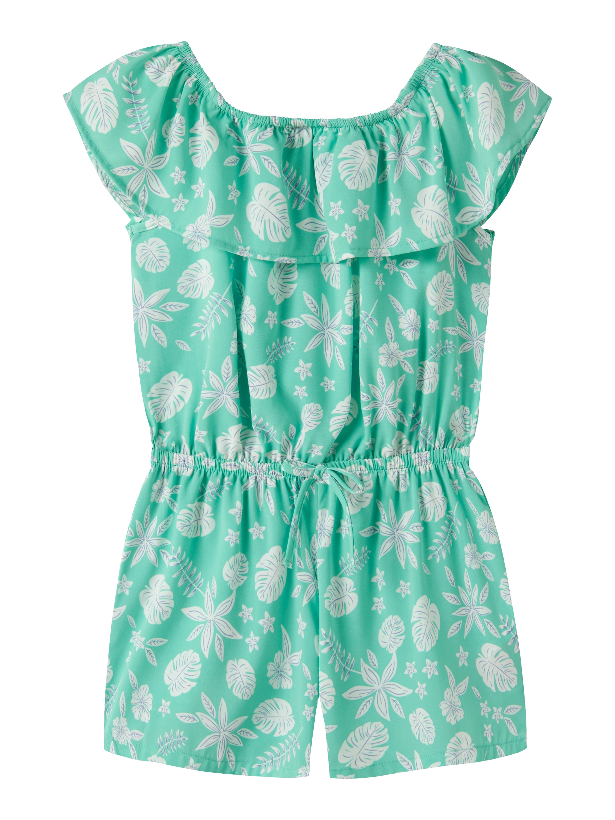 Name It Kurzoverall »NKFVINAYA  PLAYSUIT FFF« Kunstfaser, elastischer Bund, Allover-Druck
