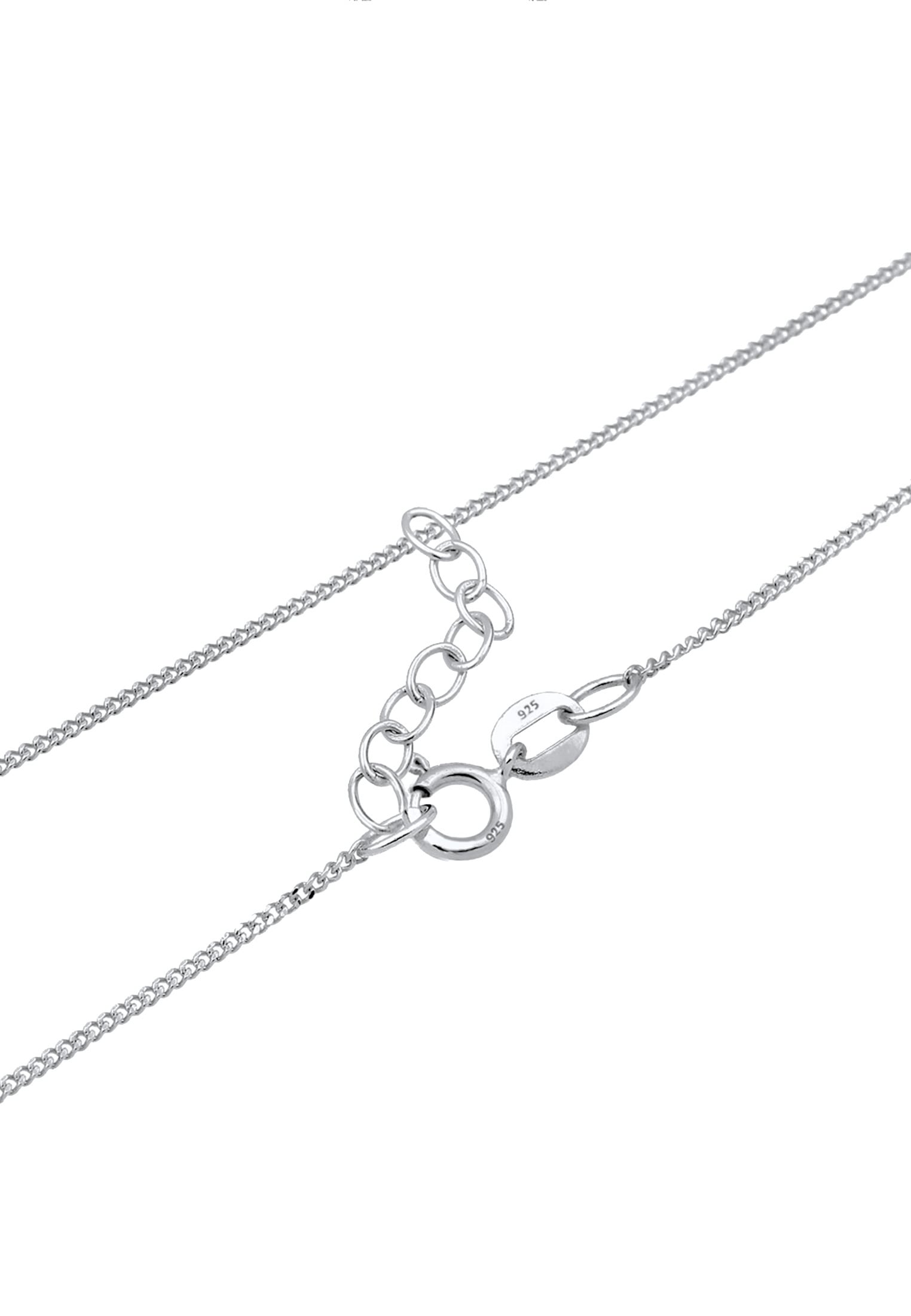 Elli Silberkette »Halskette Kids Kreuz Symbol Kommunion 925 Silber«