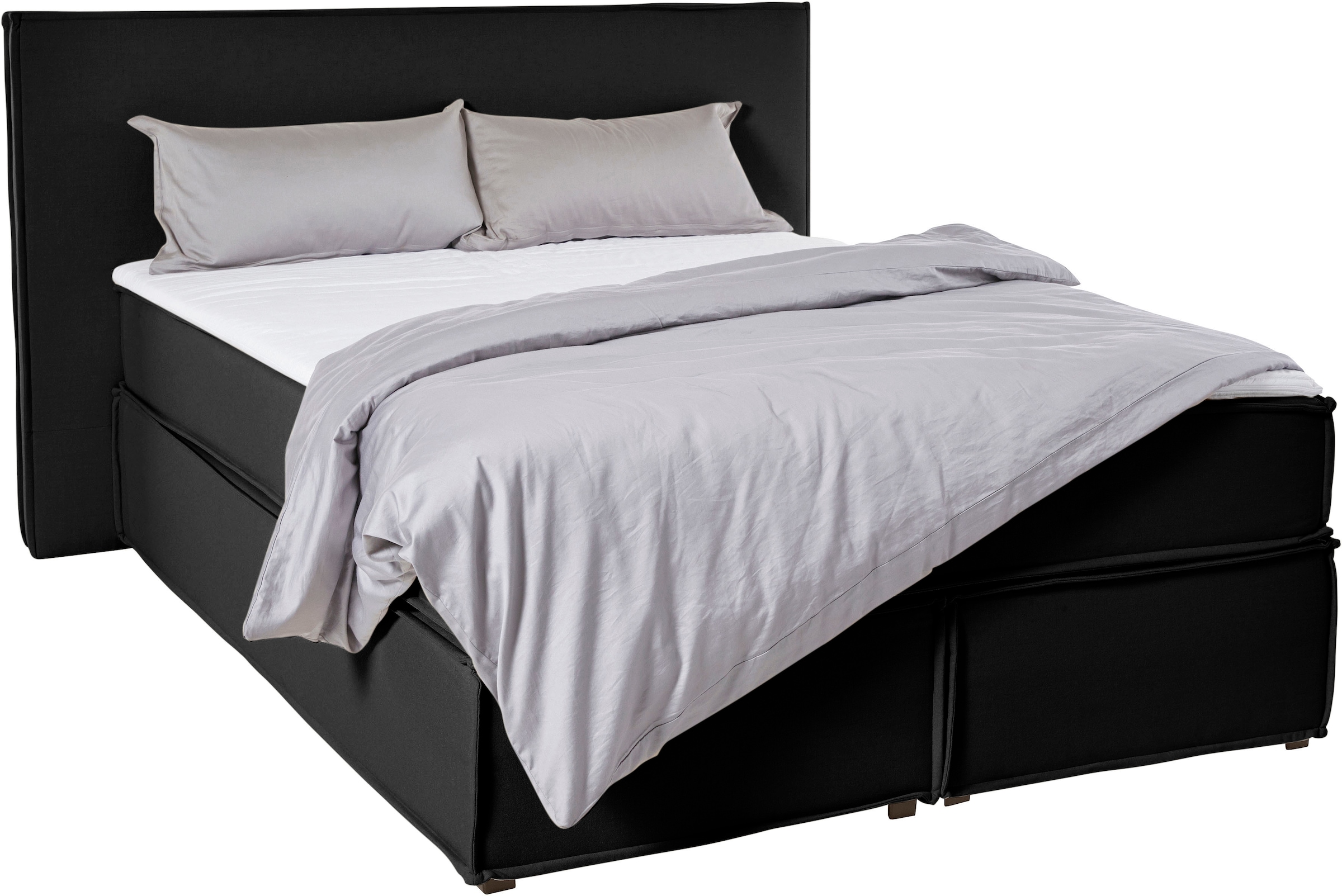 LeGer Home by Lena Gercke Boxspringbett »Yuma«, incl. Topper, in 4 Breiten, 3 Matratzenarten und je 2 Härtegraden