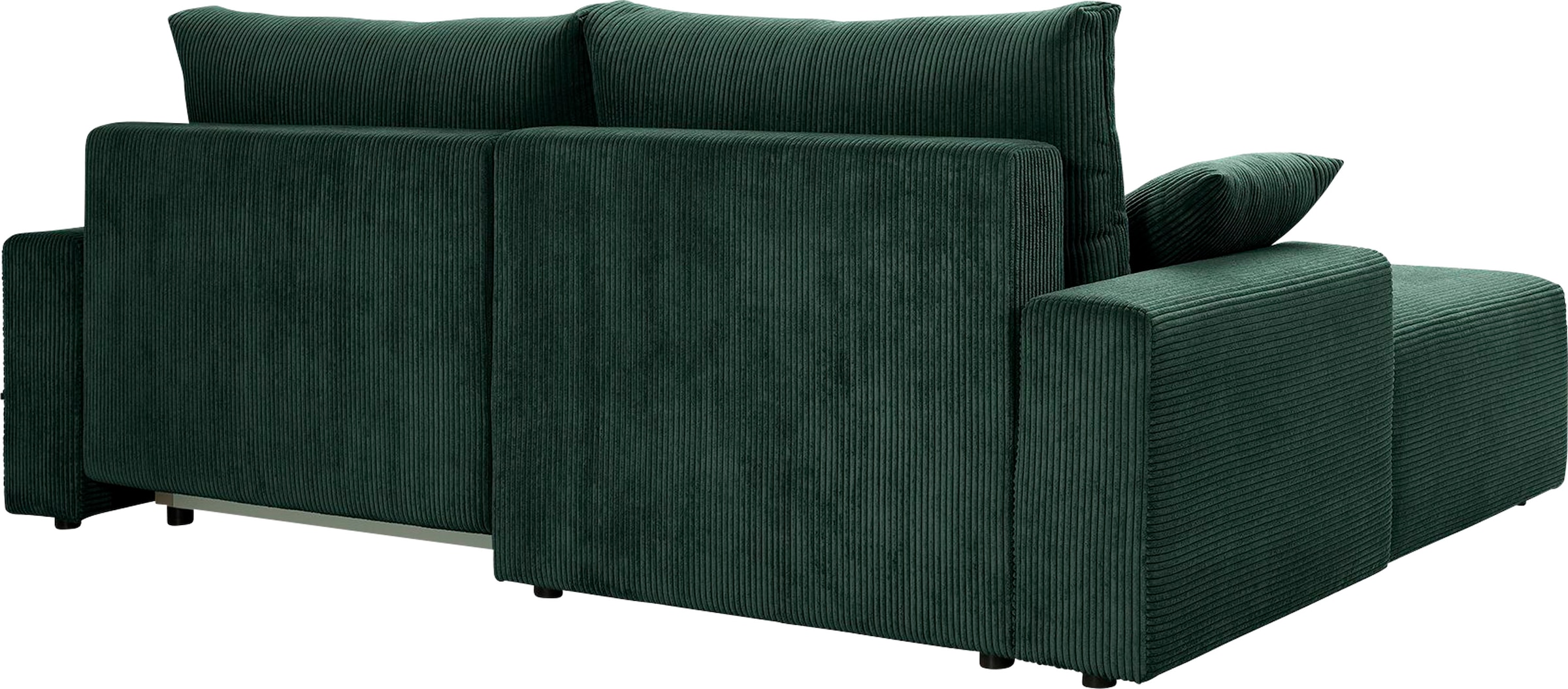 exxpo - sofa fashion Ecksofa »Orinoko, aktuelles Design und hoher Sitzkomfort, L-Form« inkl. Bettfunktion und Bettkasten, schöne Farben im angesagten Cord