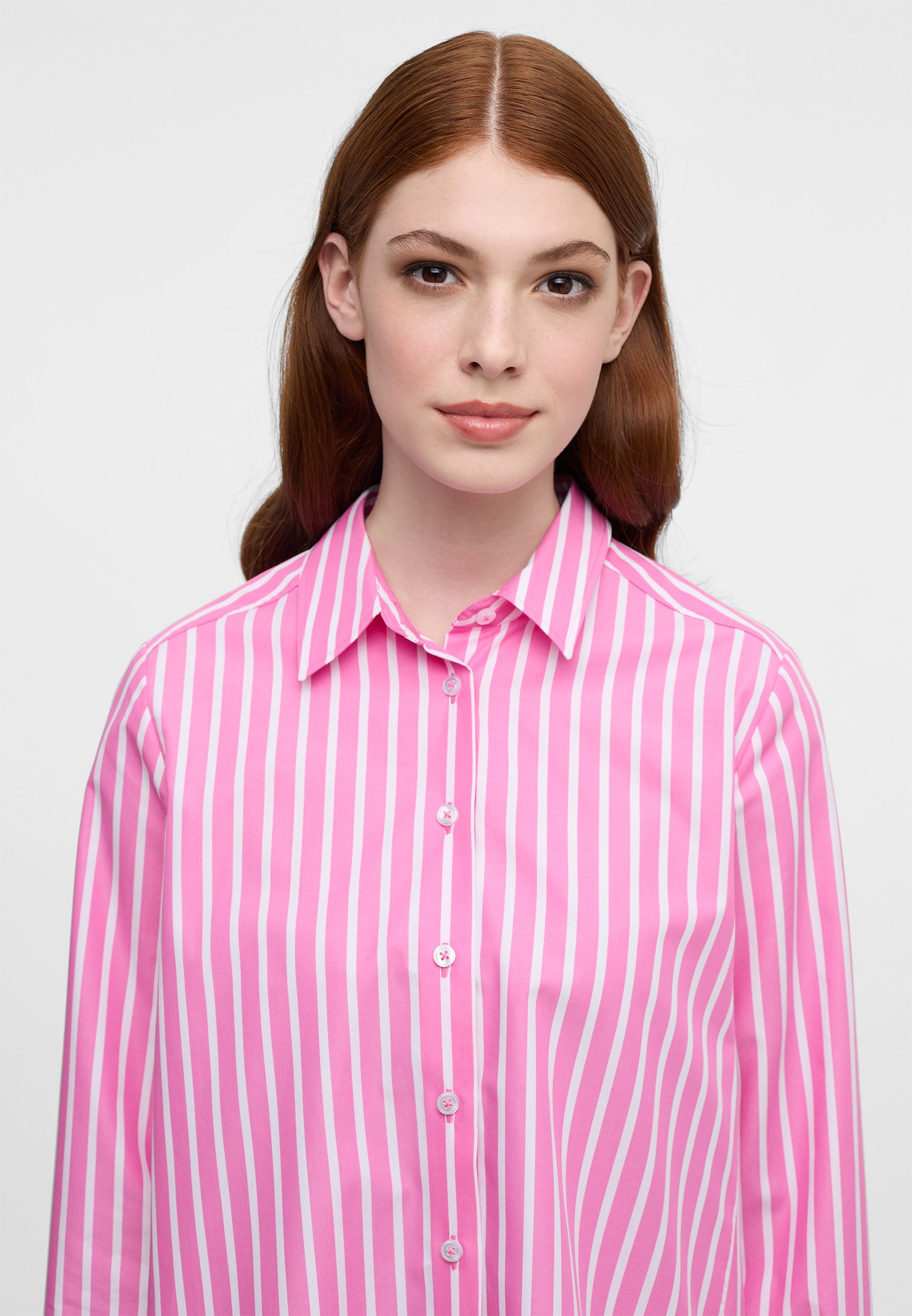 Eterna Hemdbluse »LOOSE FIT« EASY IRON (bügelleicht)