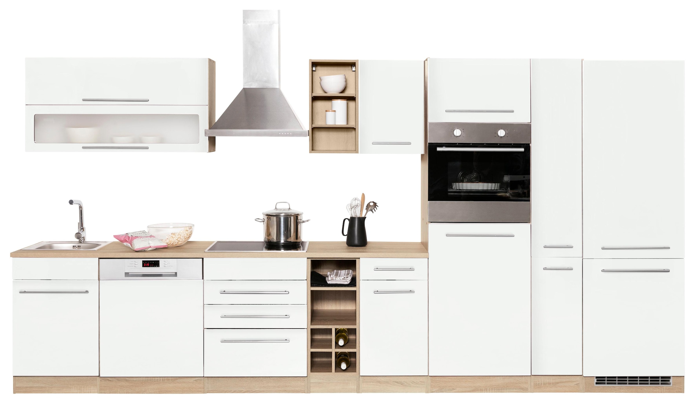 KOCHSTATION »KS-Eton« mit E-Geräten, Breite 390 cm