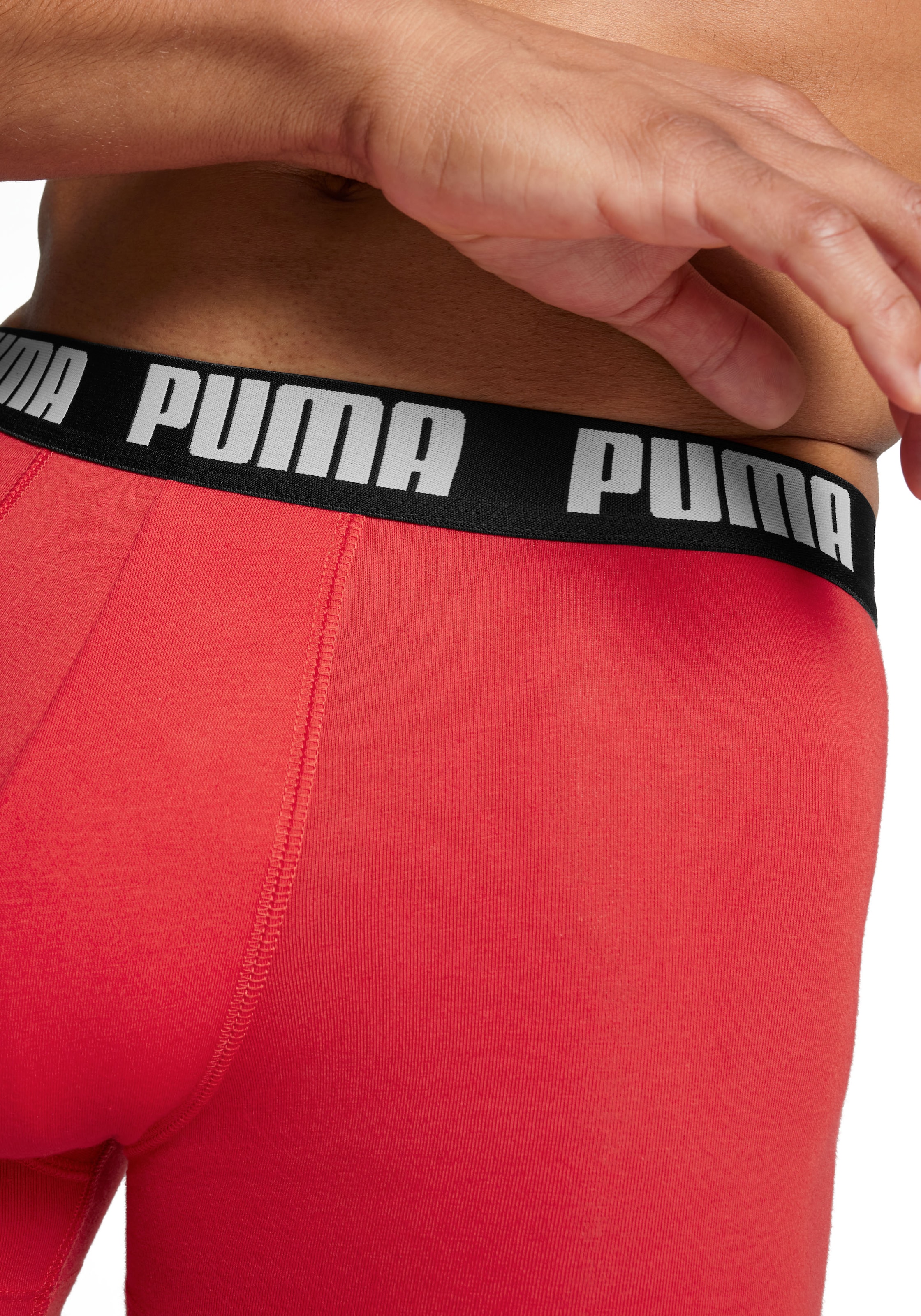 PUMA Boxer, (6er Pack), mit elastischem Logobund