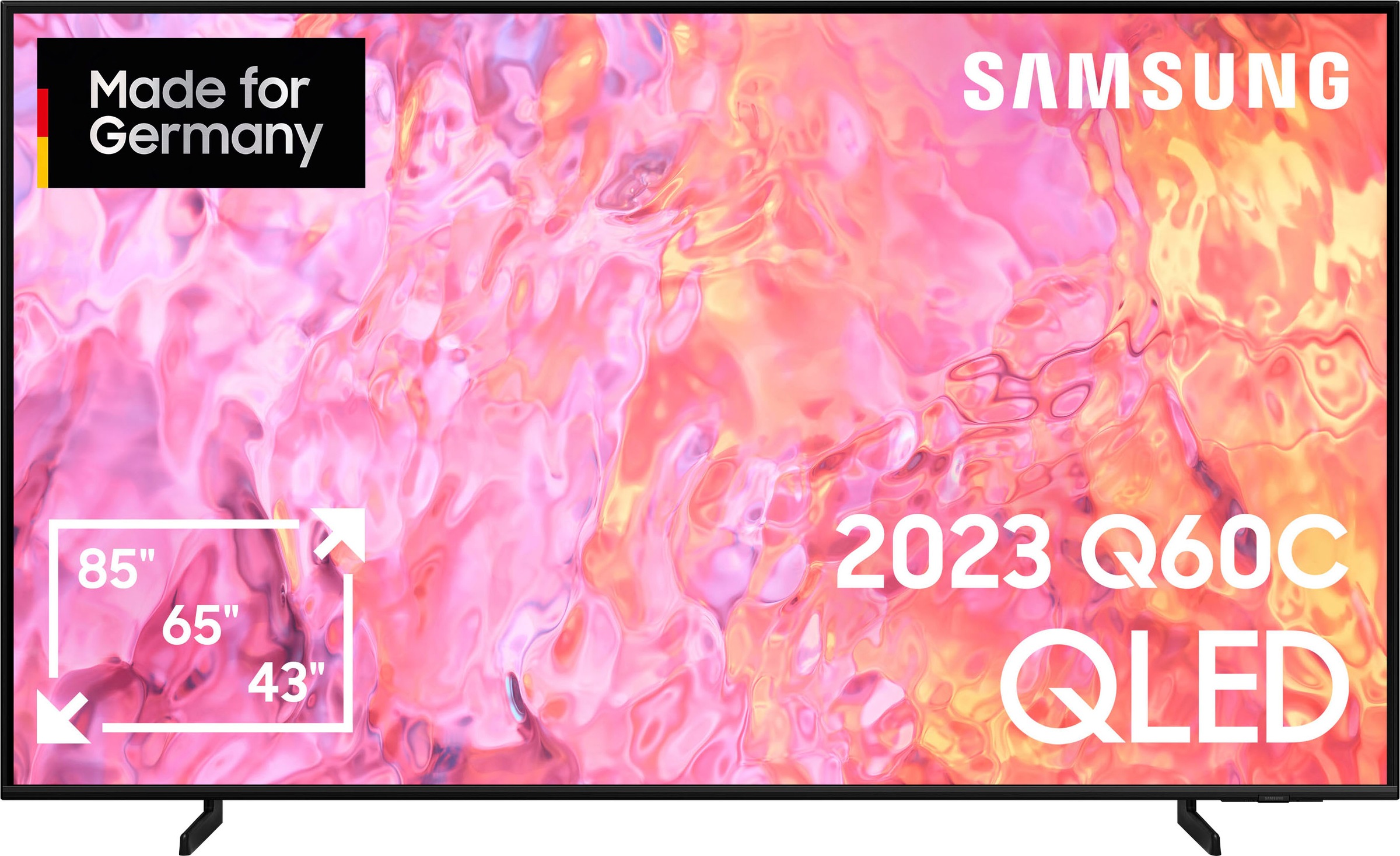 Samsung QLED-Fernseher »GQ85Q60CAU«, Smart-TV, 100% Farbvolumen mit Quantum Dots,Quantum HDR,AirSlim,Gaming Hub