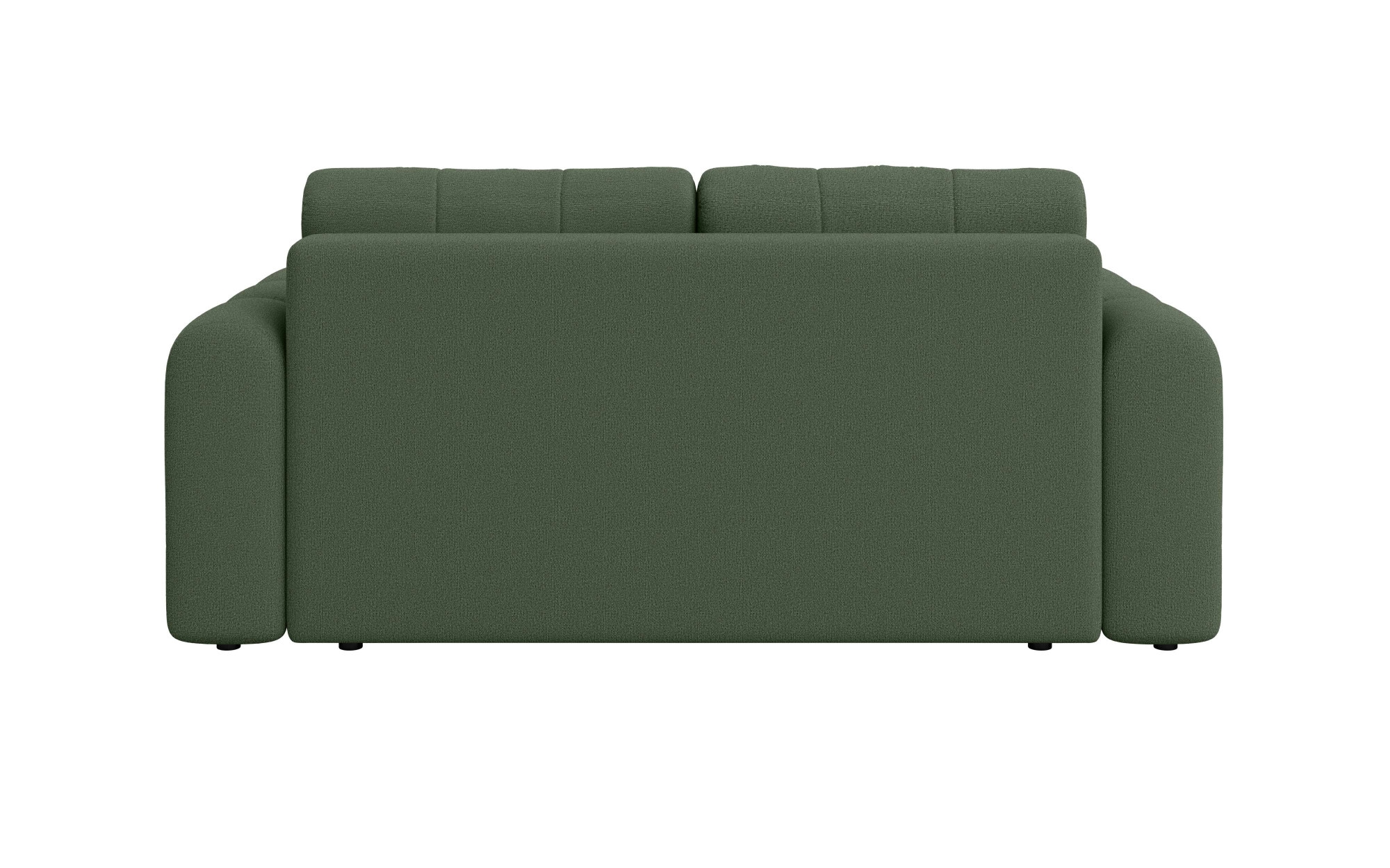 OTTO home 2-Sitzer »Manilla, trendige Steppung, 2 Rückenkissen, B/T/H 195/107/91 cm« mit Wellenunterfederung, in verschiedenen Materialien und Farben