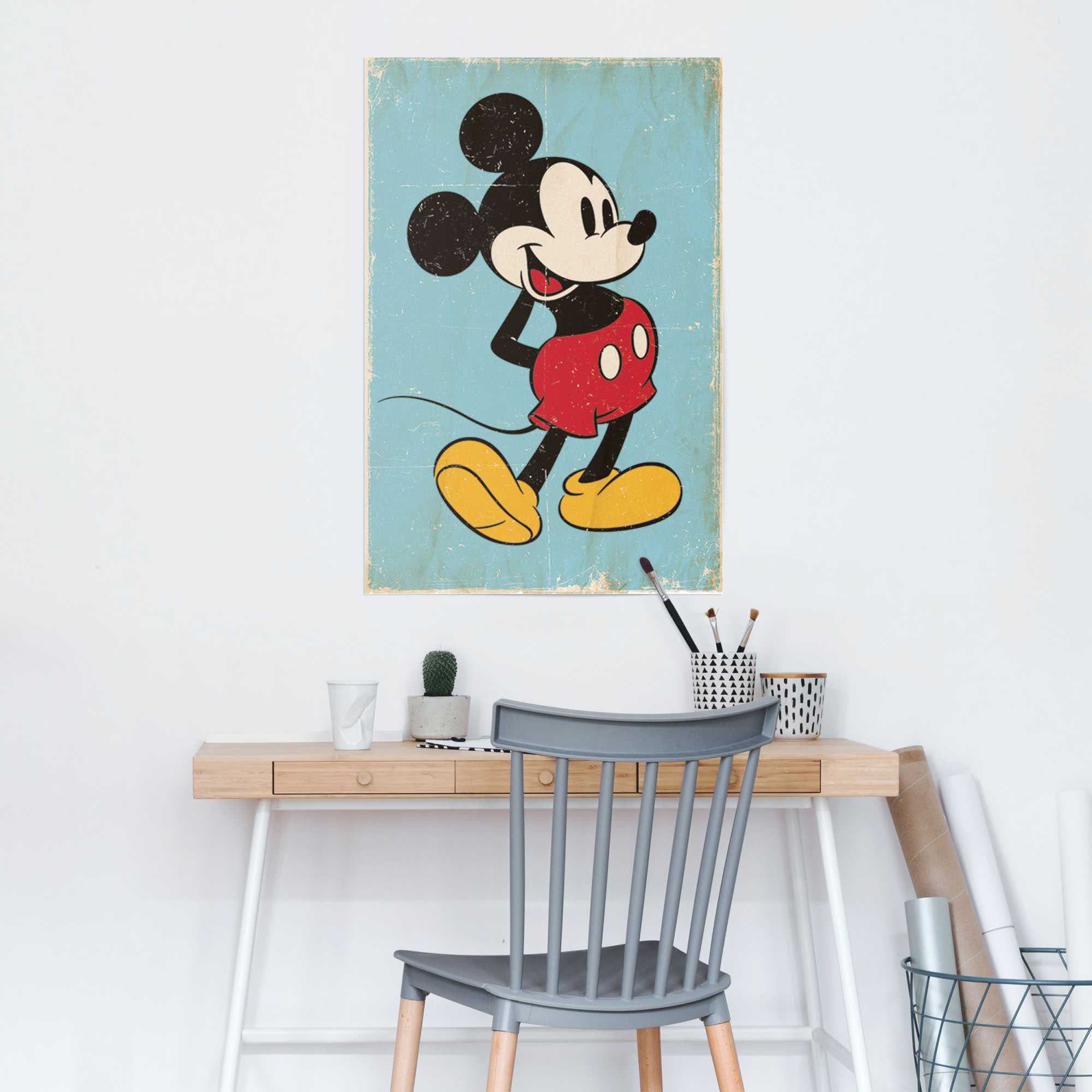 Reinders! Poster »Mickey Mouse retro«, (1 St.)