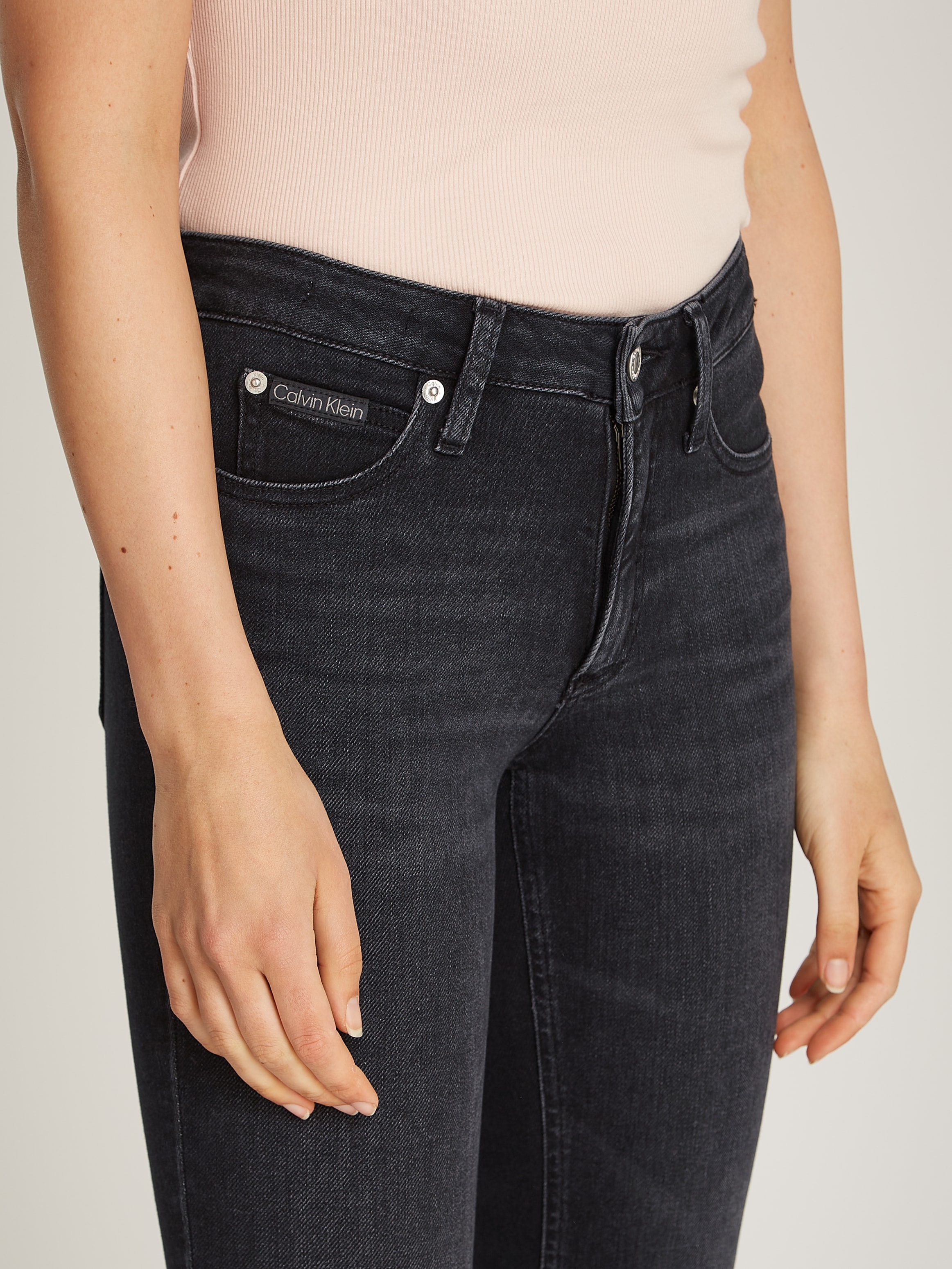 Calvin Klein Jeans Skinny-fit-Jeans »MID RISE SKINNY«, im 5-Pocket-Style