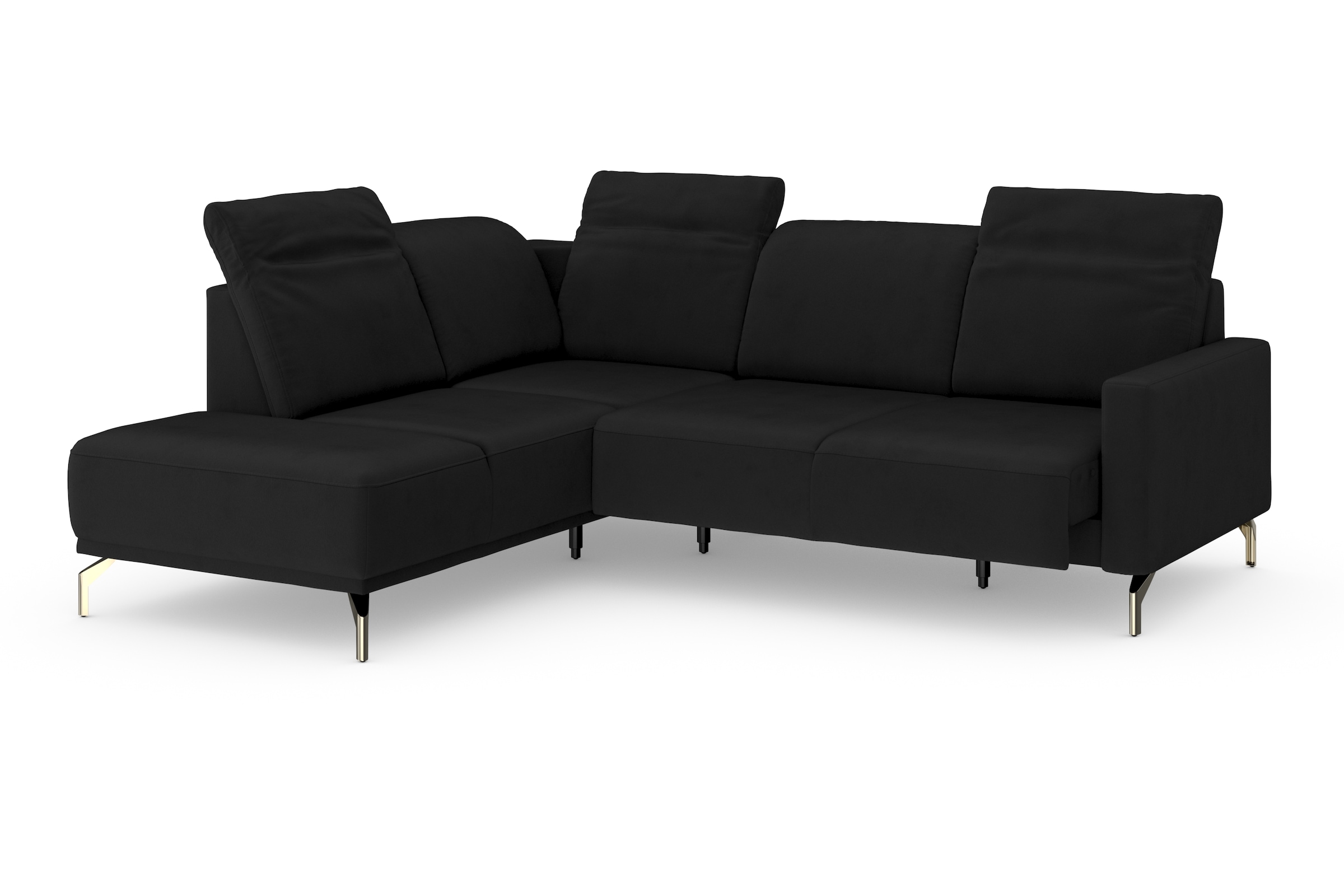 sit&more Ecksofa »Bailando L-Form«, wahlweise mit Kopfteilverstellung und Vorziehsitz, motorisch