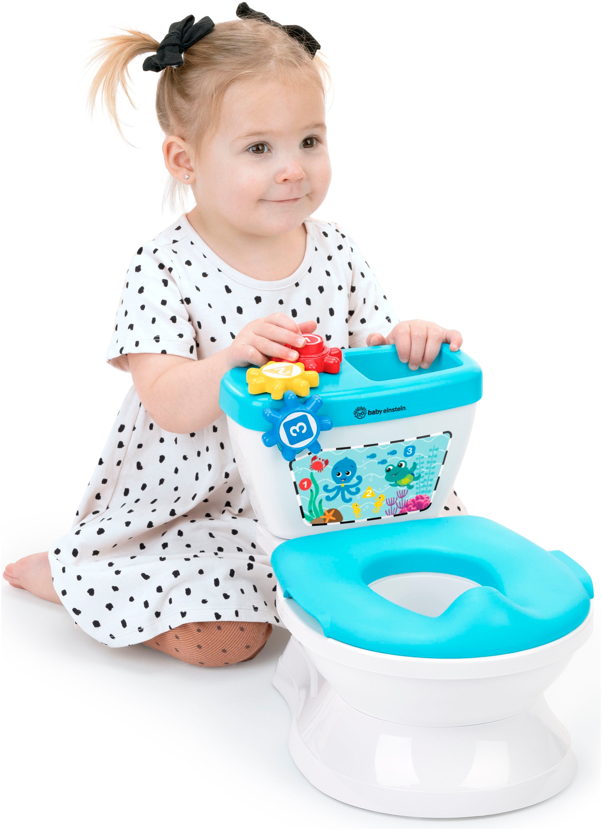 Baby Einstein Toilettentrainer »Geared for Success™ 2-in-1 Potty Training System«, mit Sound