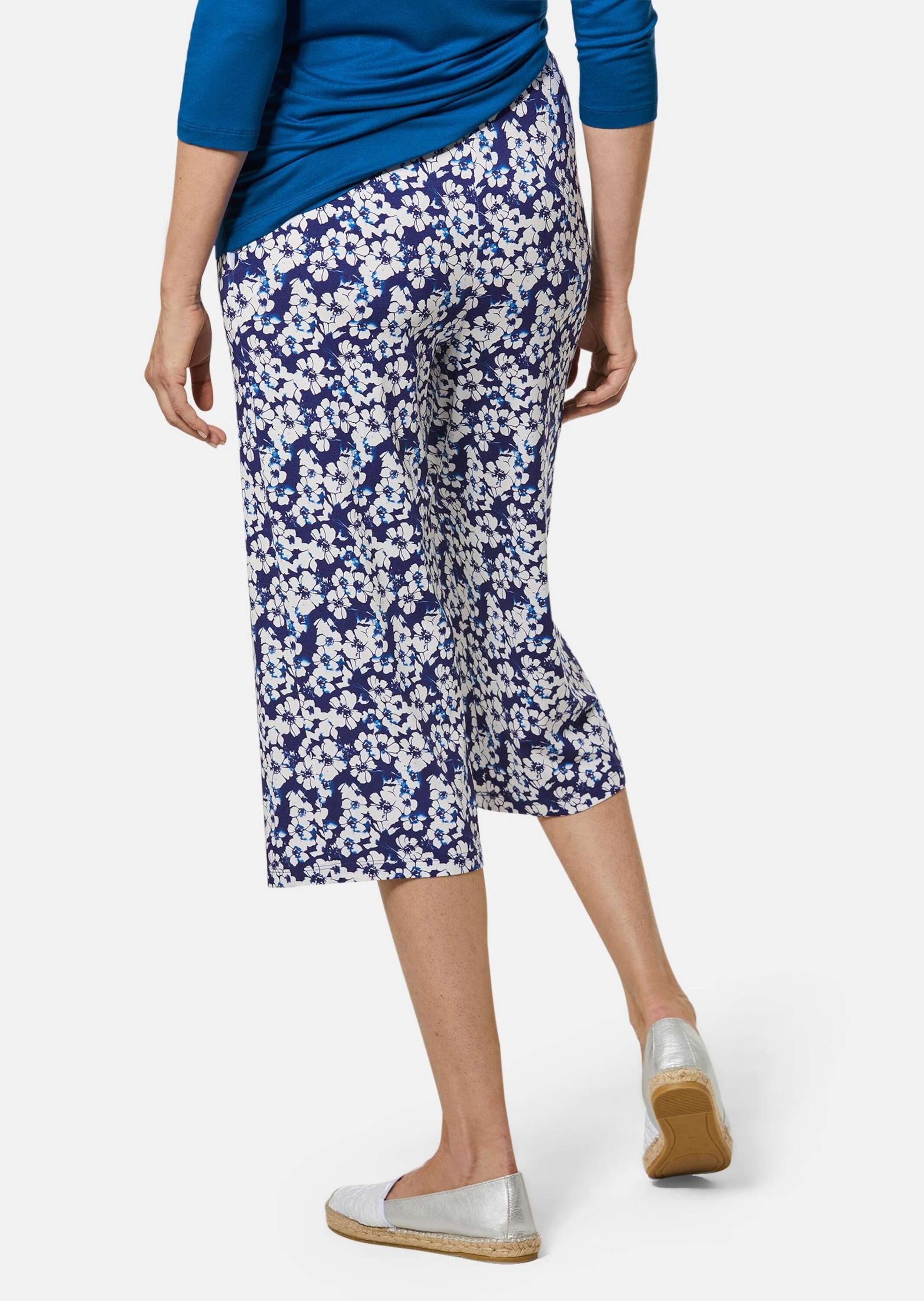 GOLDNER 7/8-Hose »Kurzgröße Attraktive Druckhose Louisa mit weichem Fall«