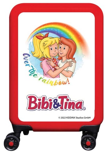 Kiddinx Kinderkoffer »Bibi & Tina Rainbow, 55 cm«, 4 Rollen, Made in Germany kaufen