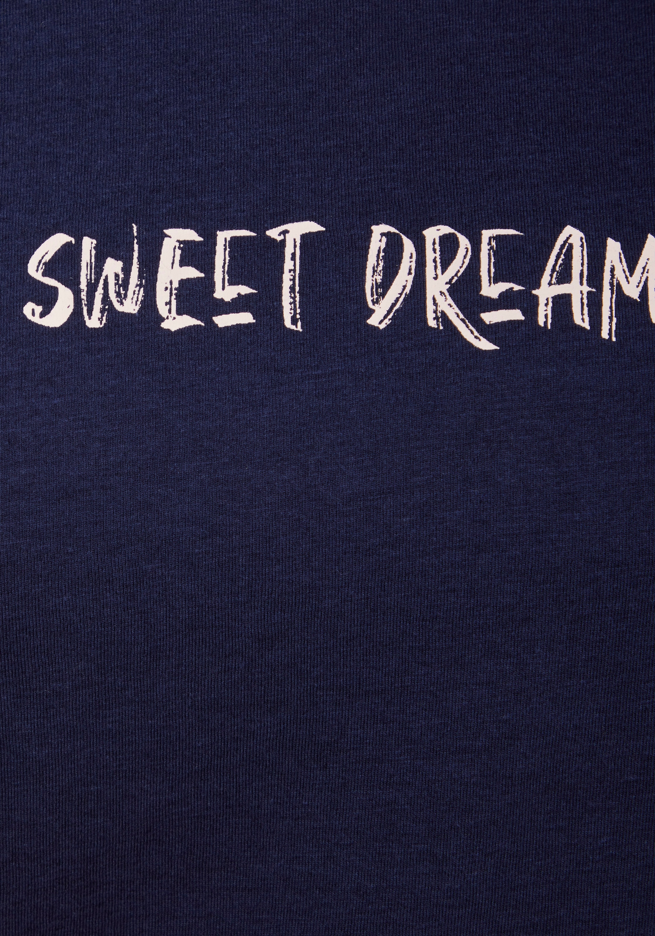 s.Oliver Pyjamaoberteil mit kleinem Frontprint