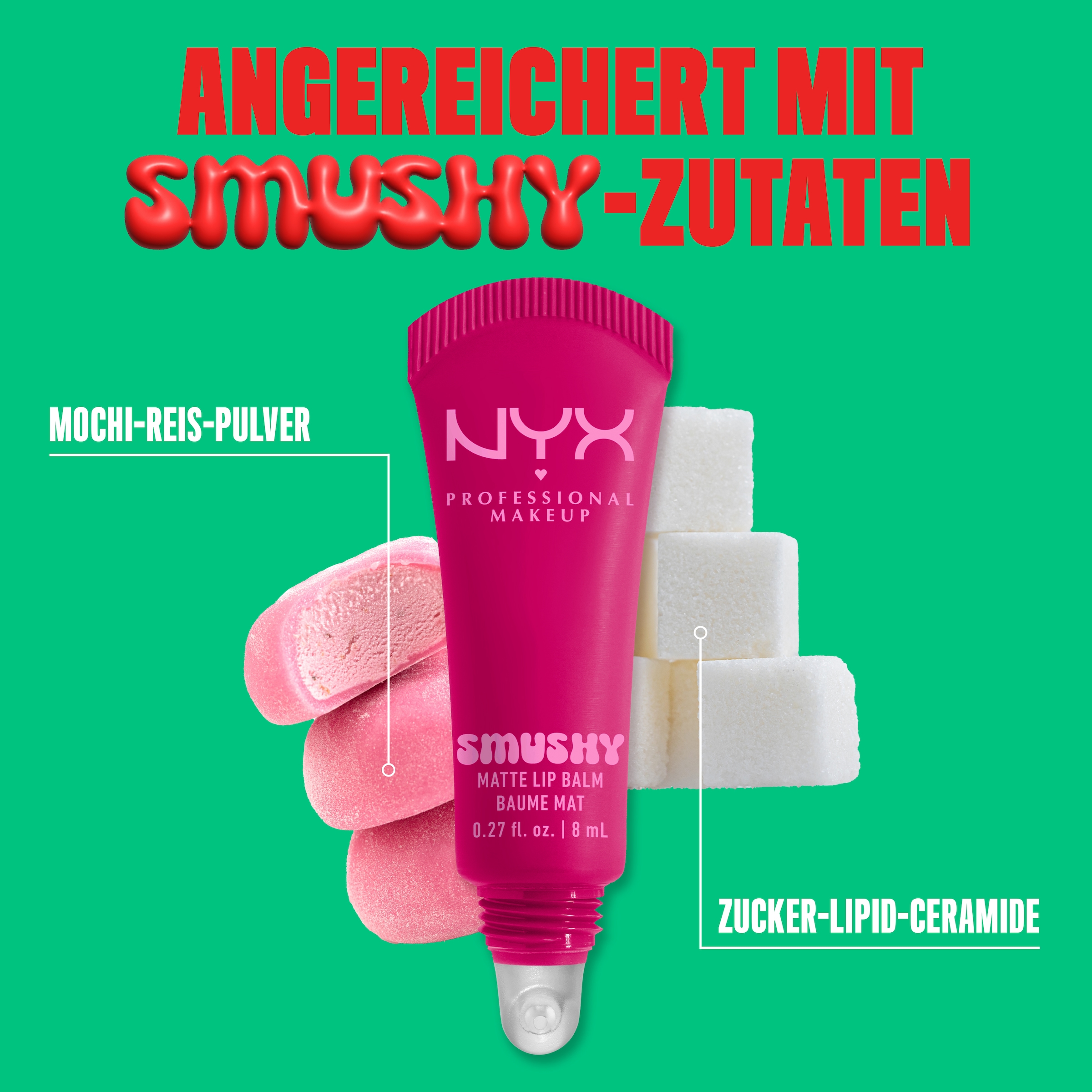 NYX Lippenbalsam »NYX Professional Makeup Smushy Matte Lip Balm«