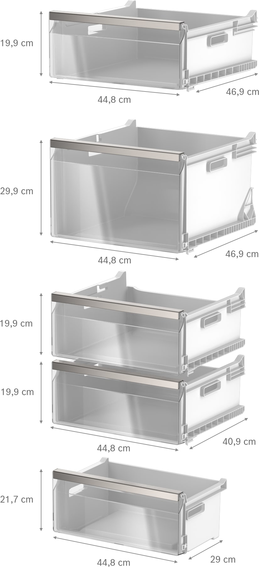 SIEMENS Gefrierschrank NoFrost iQ500 »GS36NAXCG« 186,2 cm hoch 59,5 cm breit
