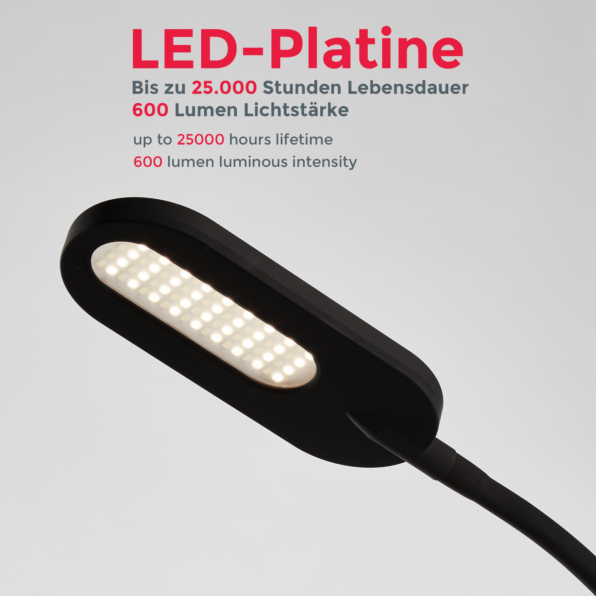 1 inkl. flammig-flammig, Touch Memory B.K.Licht LED 600lm Stehleuchte, & Funkt., OTTO dimm-, 8W bei schwenkbar, Stehlampe,