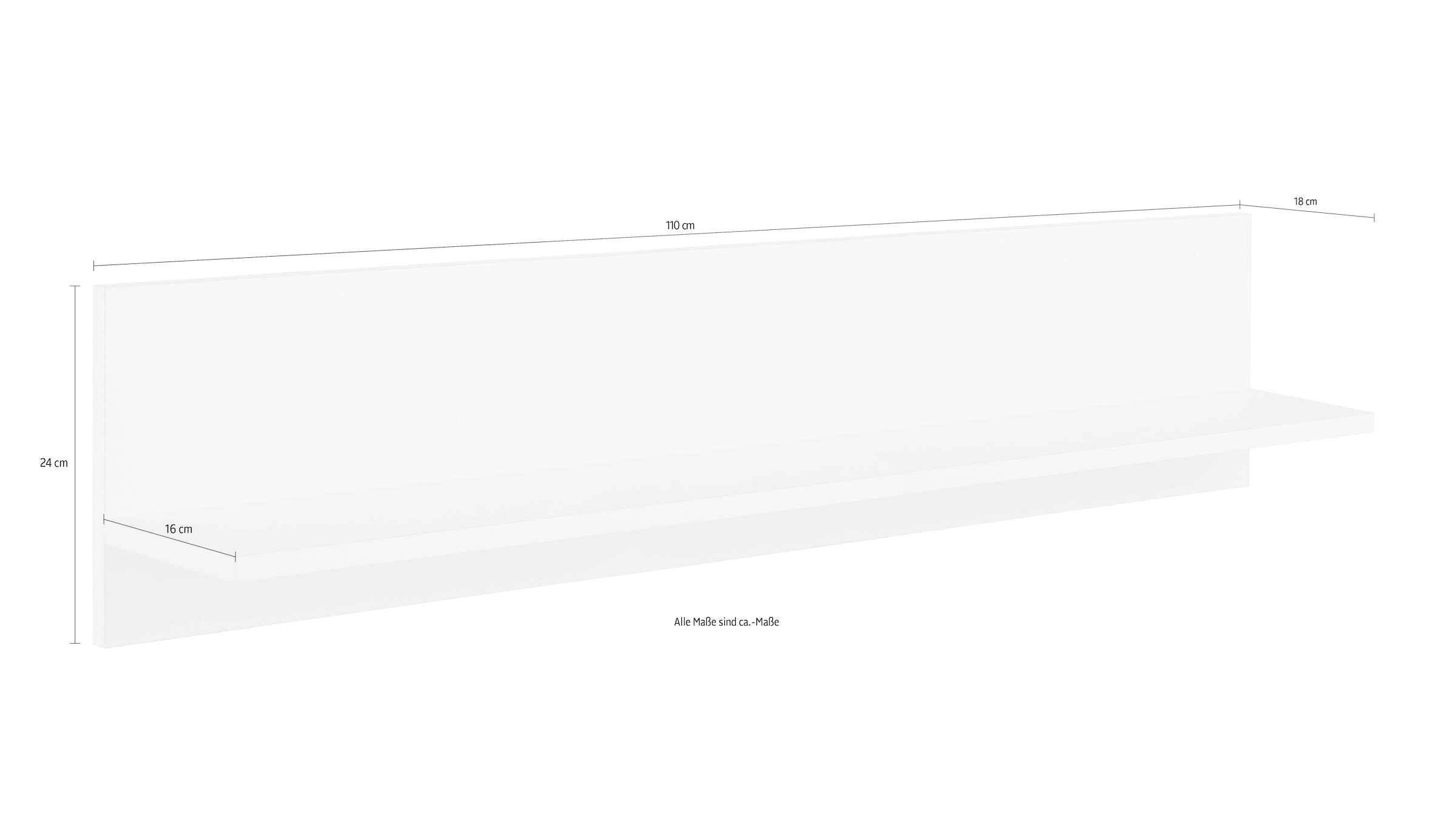HELD MÖBEL Wandboard OTTO cm 110 breit »Virginia«, kaufen bei