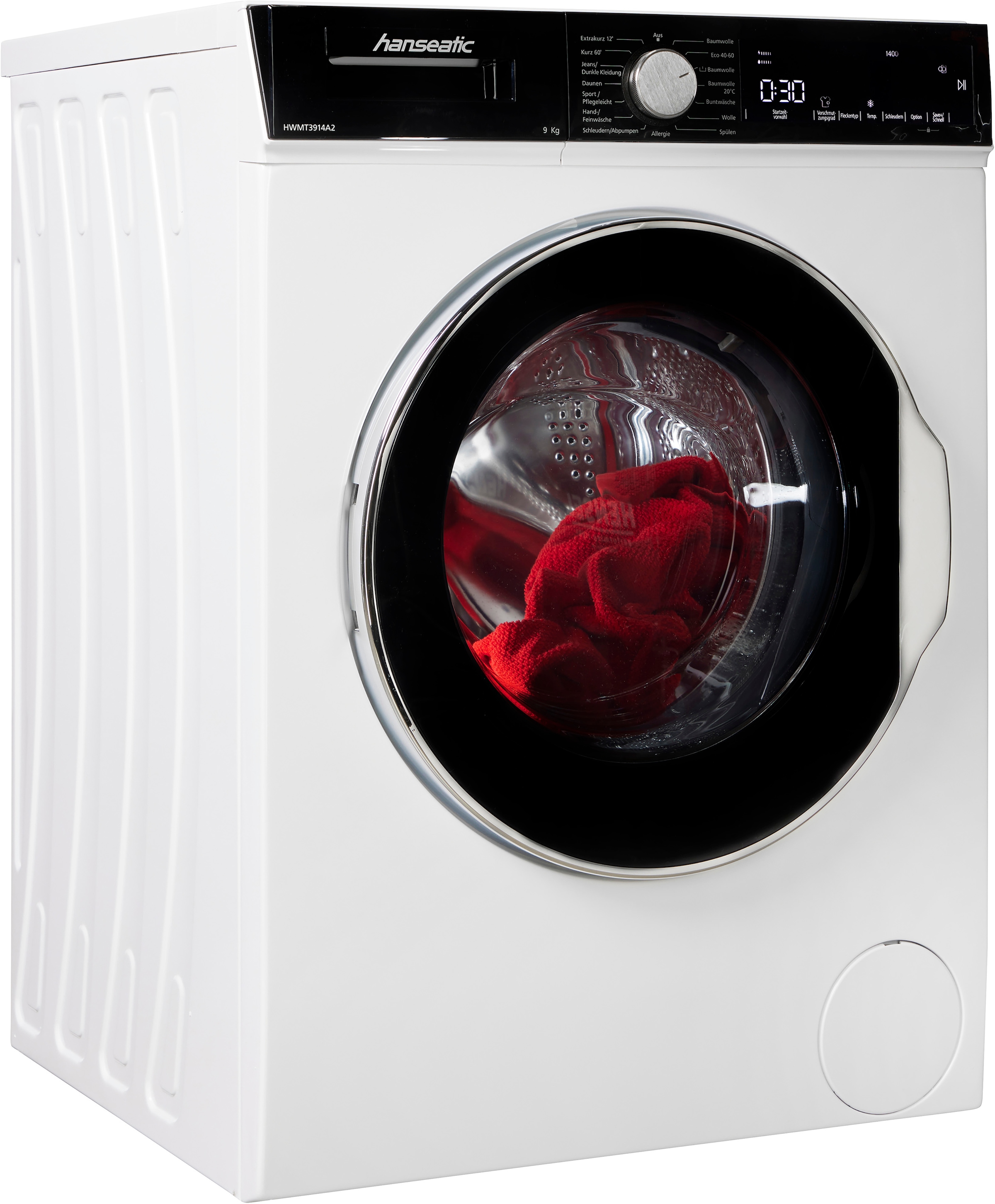 Hanseatic Waschmaschine »HWMT3914A2« 9 kg 1400 U/min