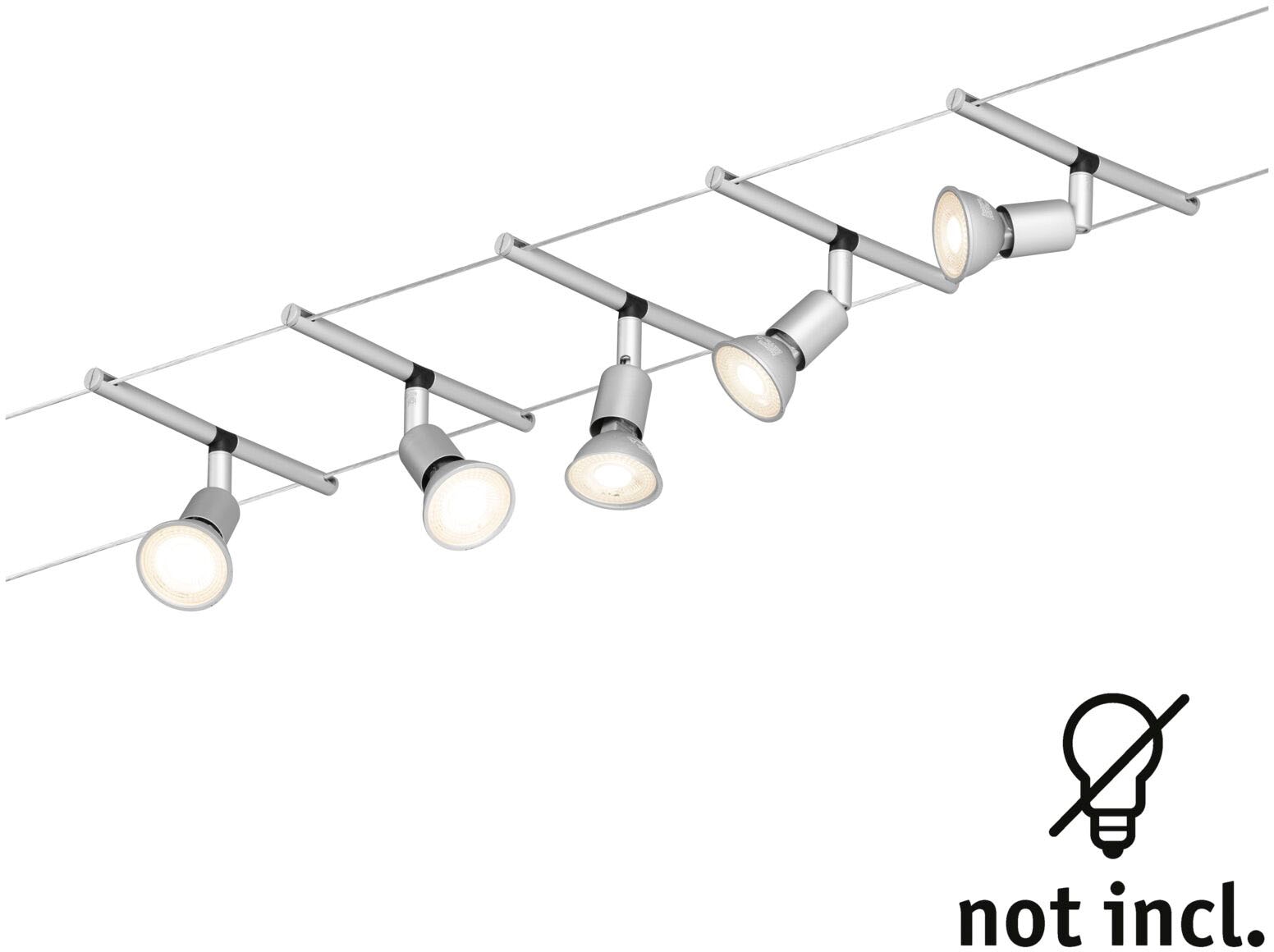 Paulmann LED Deckenleuchte »Salt«, 5 flammig, Leuchtmittel GU 5,3 | ohne Leuchtmittel, GU 5,3
