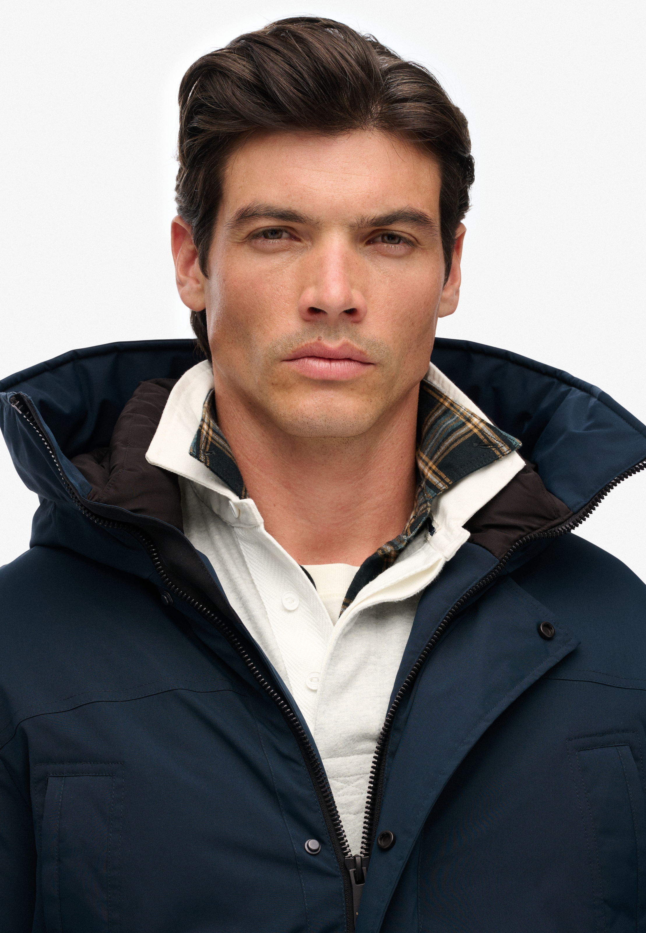 Superdry Steppjacke »City Padded Parka Jacket« mit Kapuze