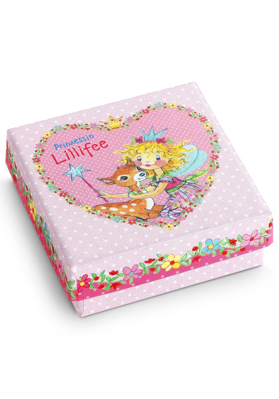Prinzessin Lillifee Kette mit Anhänger »Pink Heart, 2035981«, mit Zirkonia (synth.)