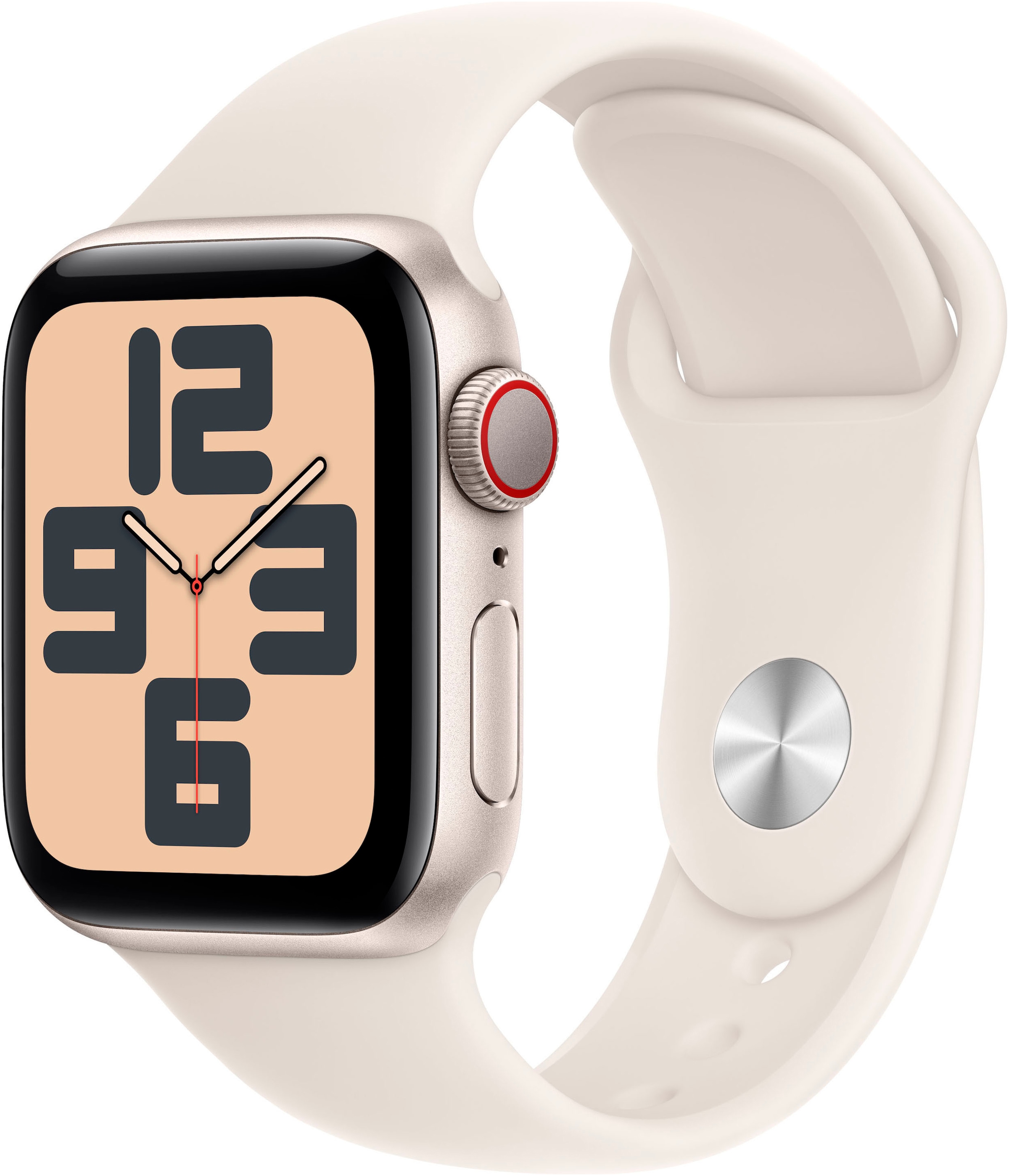 Apple Smartwatch »Watch SE (2024)« ( ) Watch OS in beige, Größe M/L