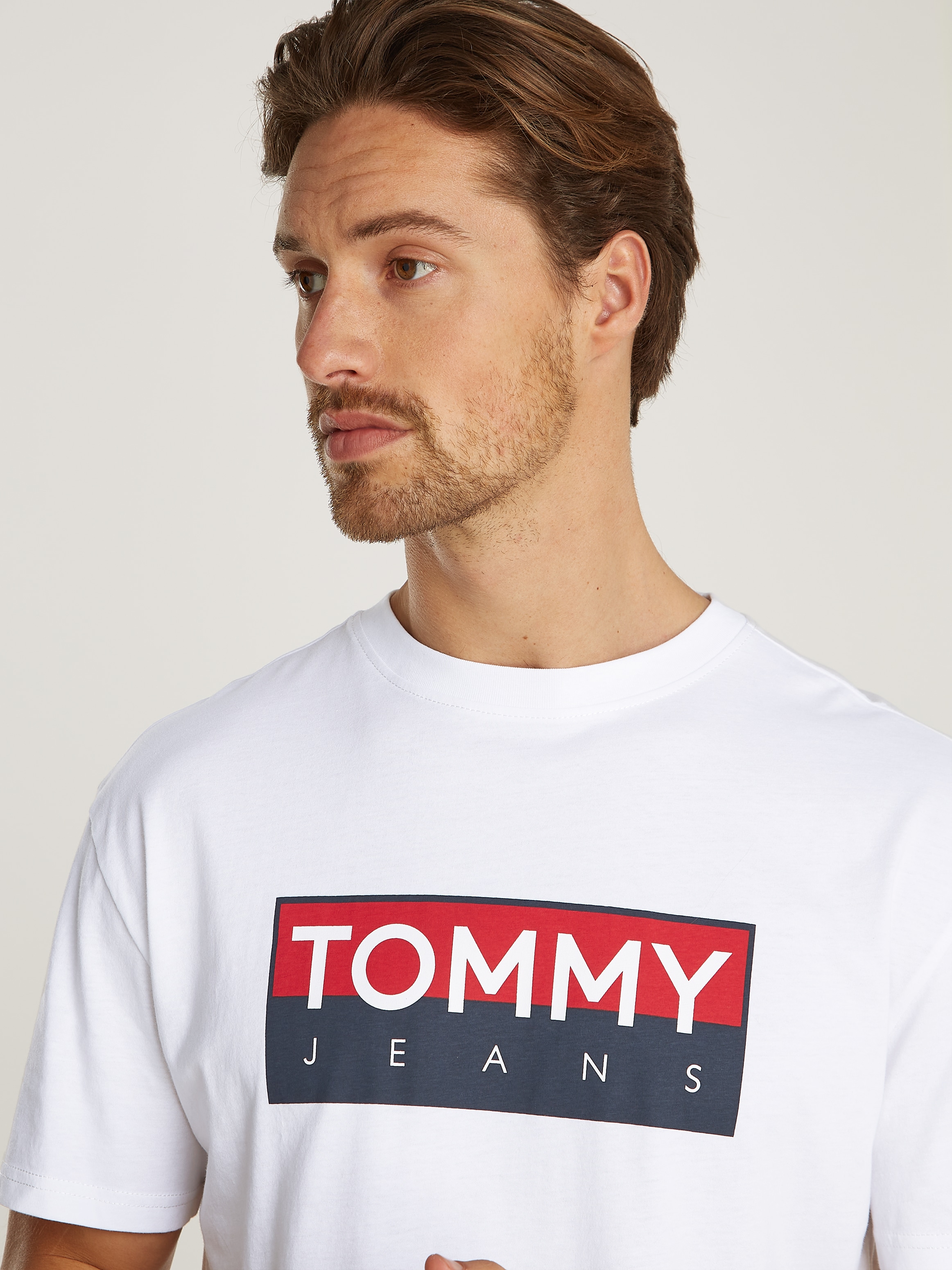 T-Shirt »TJM REG RWB TOMMY ENTRY TEE EXT«, Große Größen