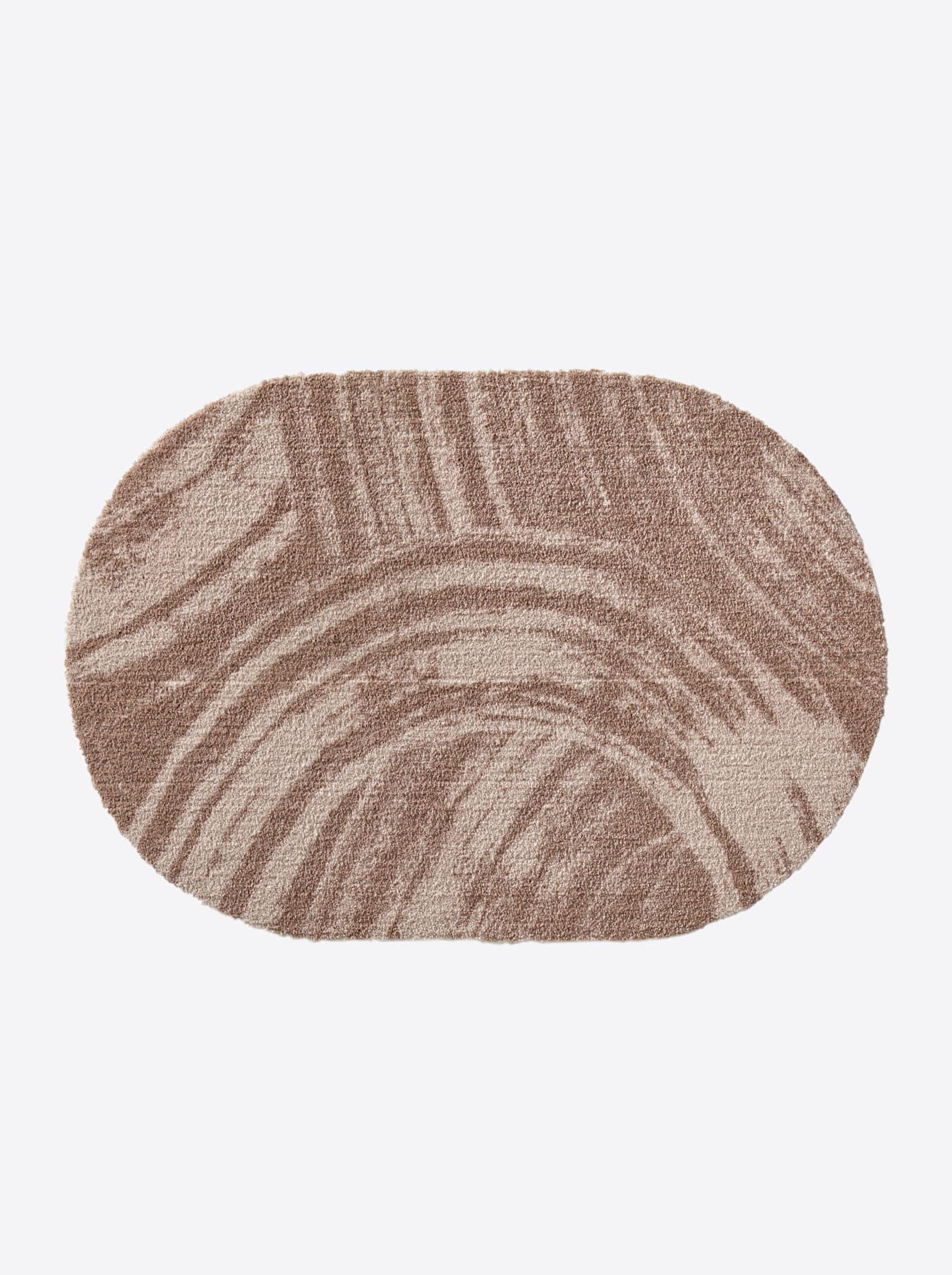 Akzente Feel Fußmatte oval 7 mm Höhe in grau