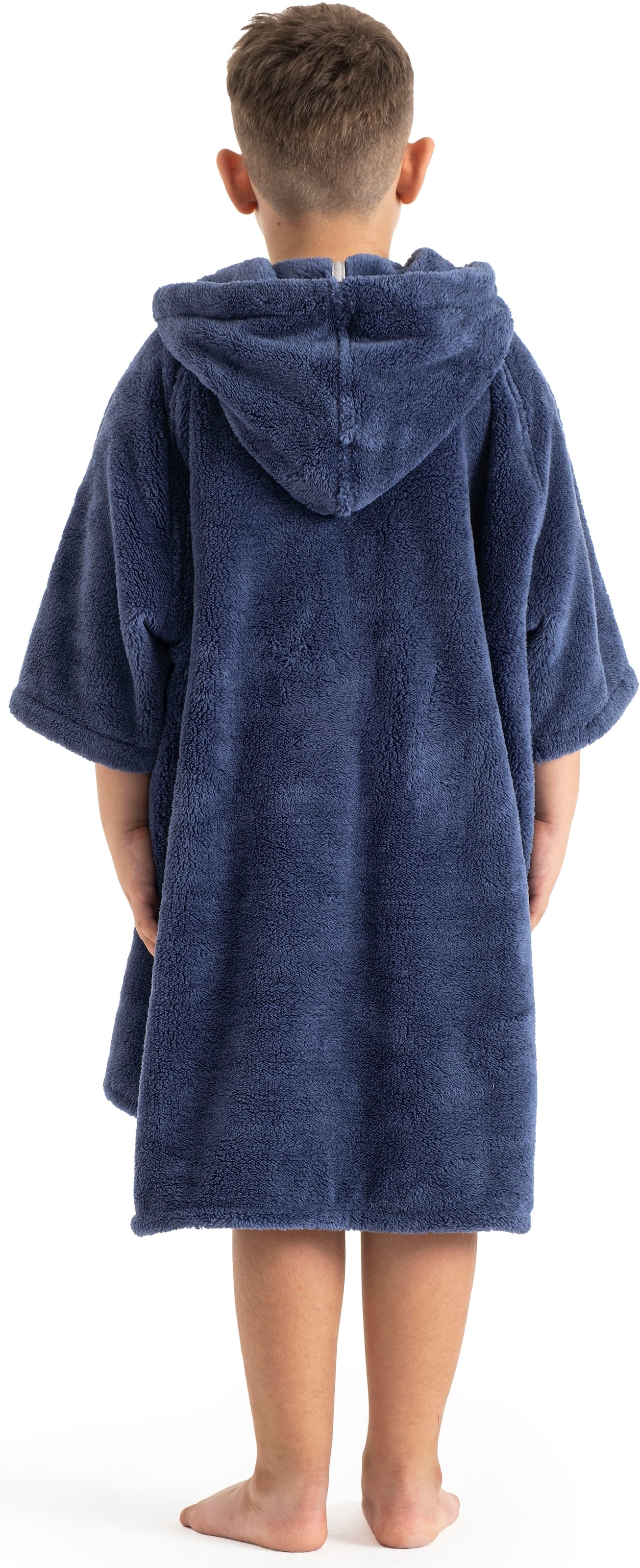 my home Badeponcho »Lillou, für Kinder, ideal für Urlaub oder im Schwimmbad« 1 Stk. weich und kuschelig, Fleece, plüsch, Surfponcho