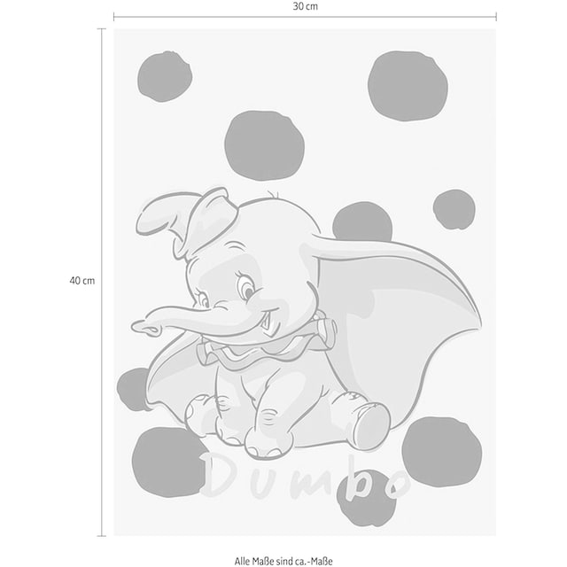 Komar Poster »Dumbo Dots«, Disney, (1 St.), Kinderzimmer, Schlafzimmer,  Wohnzimmer bestellen bei OTTO