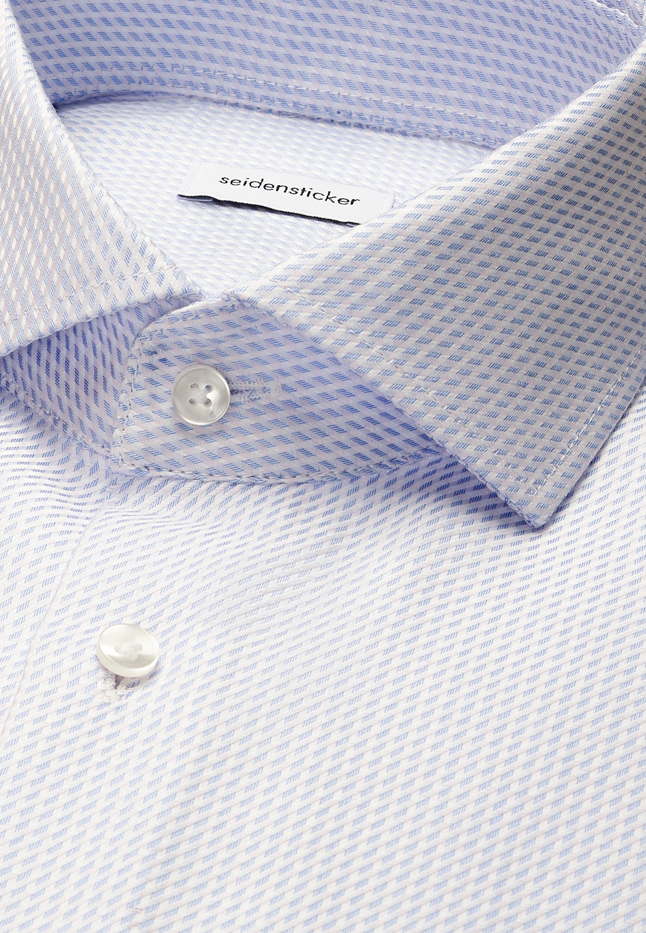 seidensticker Businesshemd »Schwarze Rose« Comfort 1/1 Kentkragen Struktur