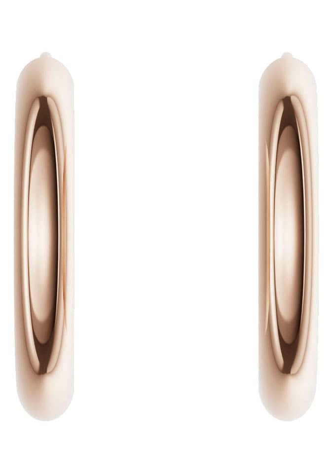 Firetti Paar Creolen »Schmuck Geschenk Silber 925 Ohrringe 3,9 mm breit«, Made in Germany