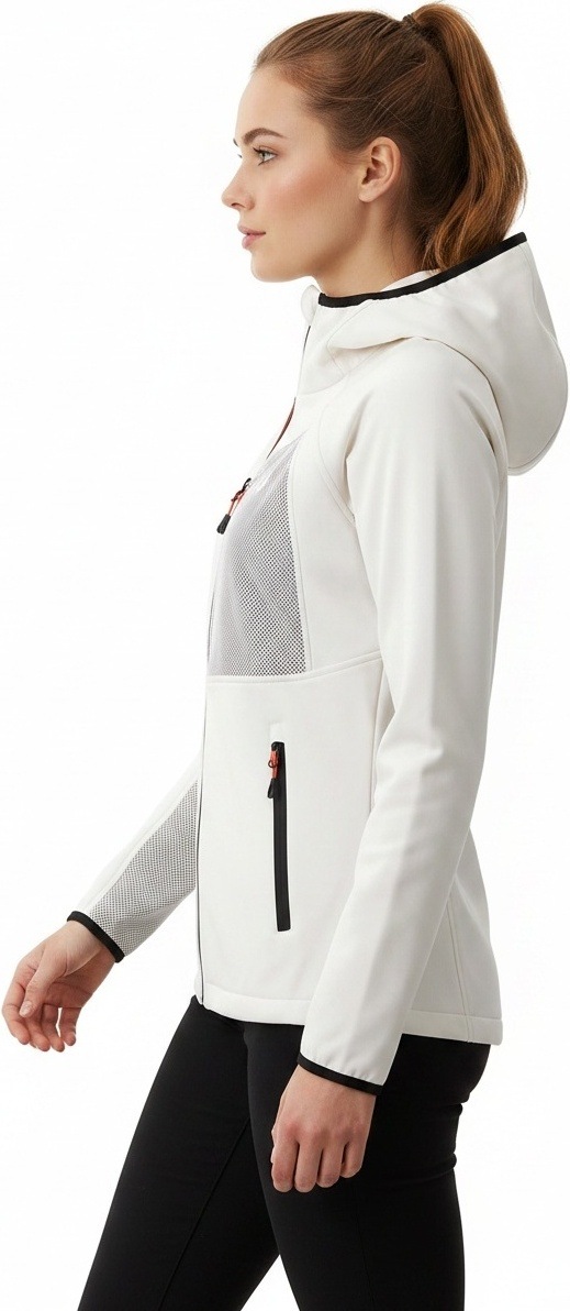 LPO Softshelljacke »PAULA WMN« Jacquardstrick-Einsätze