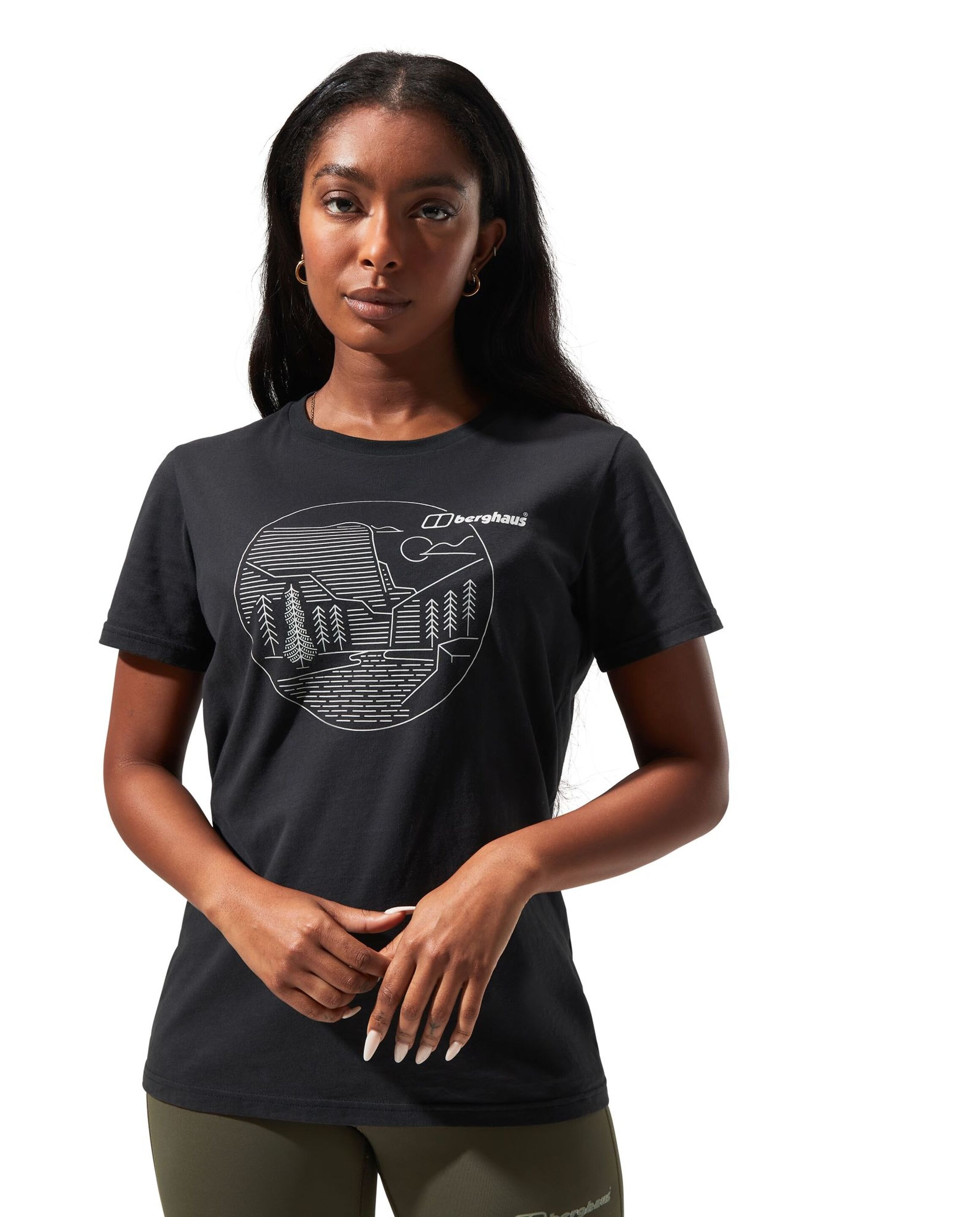 Berghaus T-Shirt »Berghaus Baumwoll-Shirt« bequem geschnitten