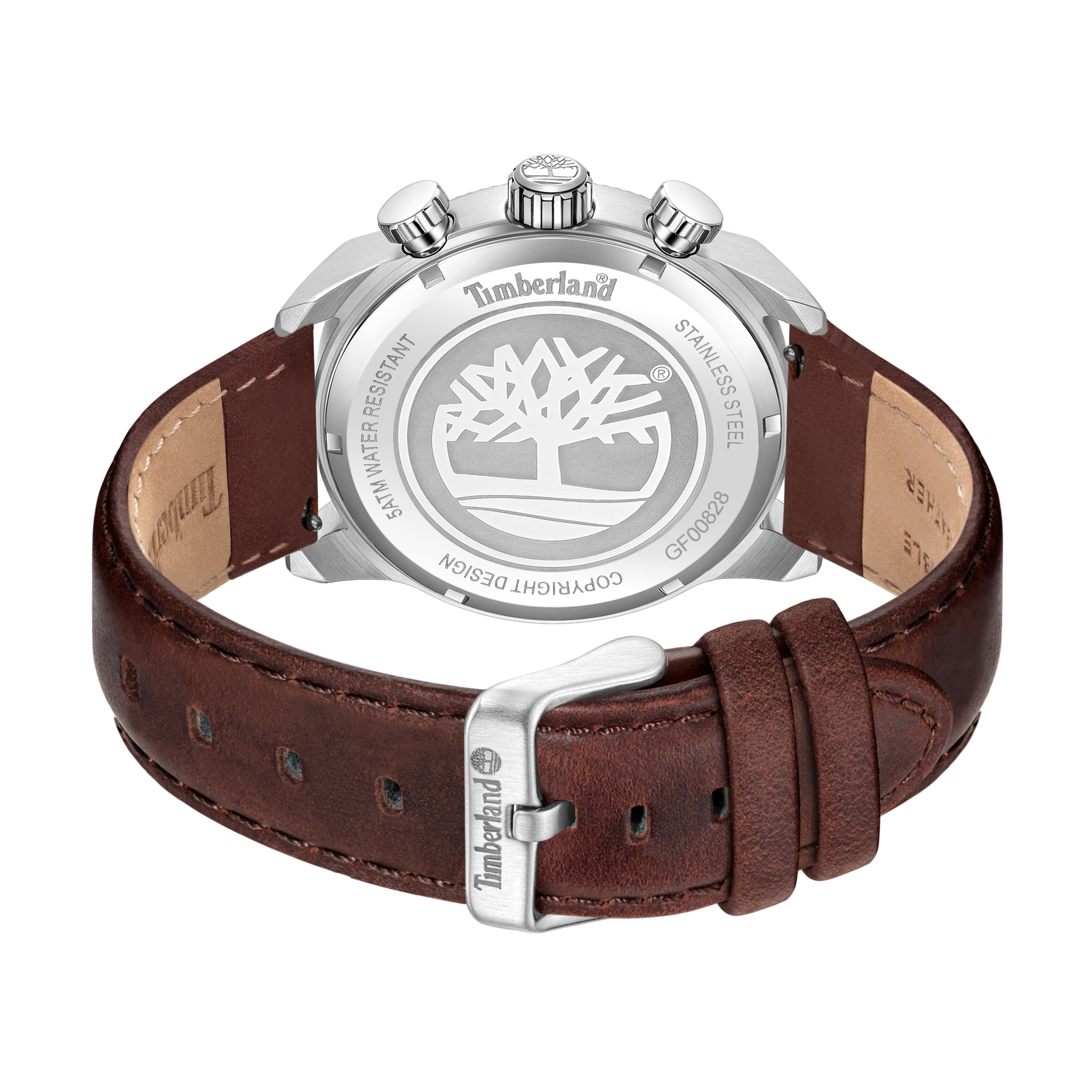 Timberland Multifunktionsuhr »HENNIKER II« Quarzuhr, Armbanduhr, Herrenuhr, Lederarmband, analog, Tag