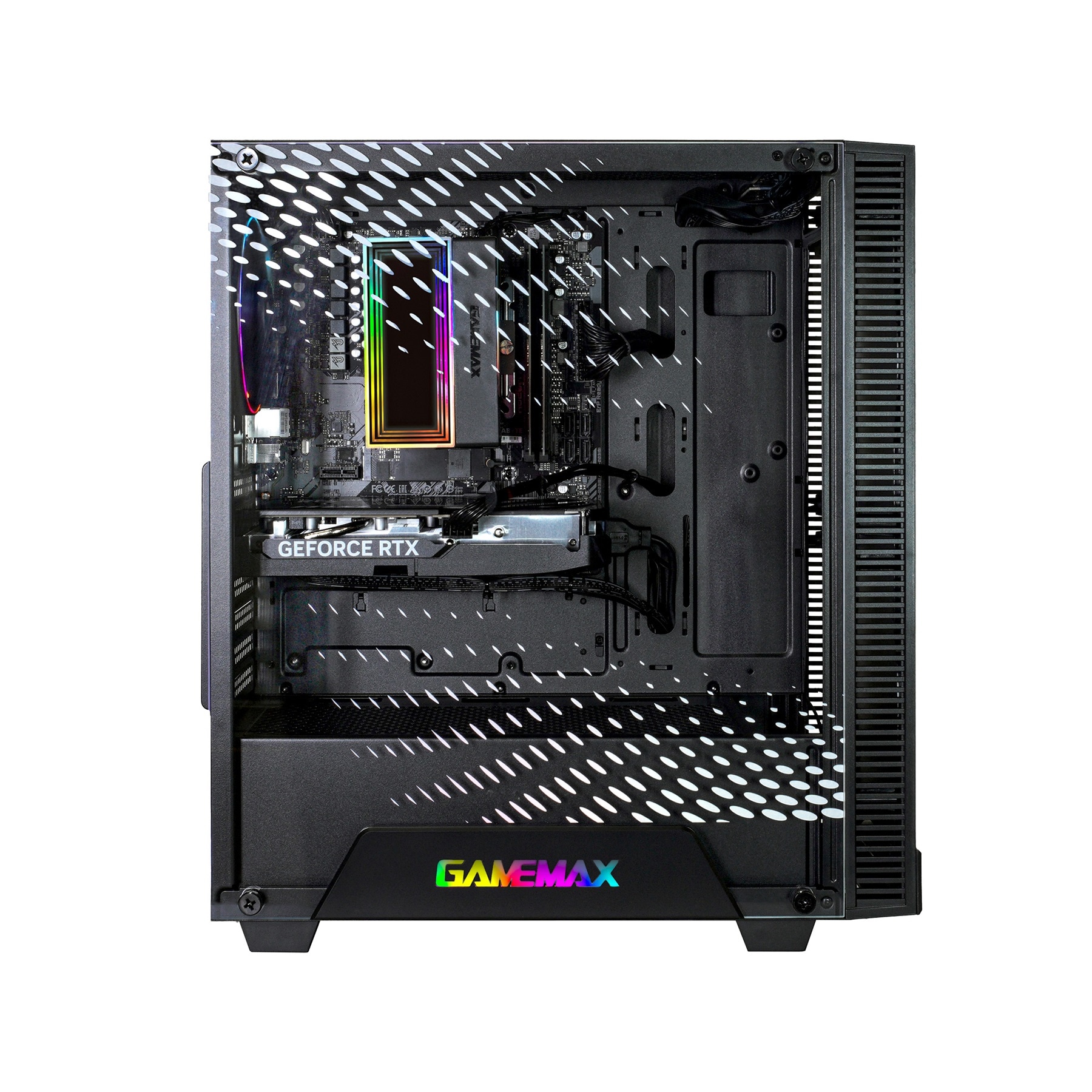 GAMEMAX Gaming-PC-Komplettsystem »MegaDeal Rockstar SET2636«, (inkl. Maus & Tastatur), Windows 11, DDR5 RAM + MSI PRO MP273A Monitor, 69cm (27")
