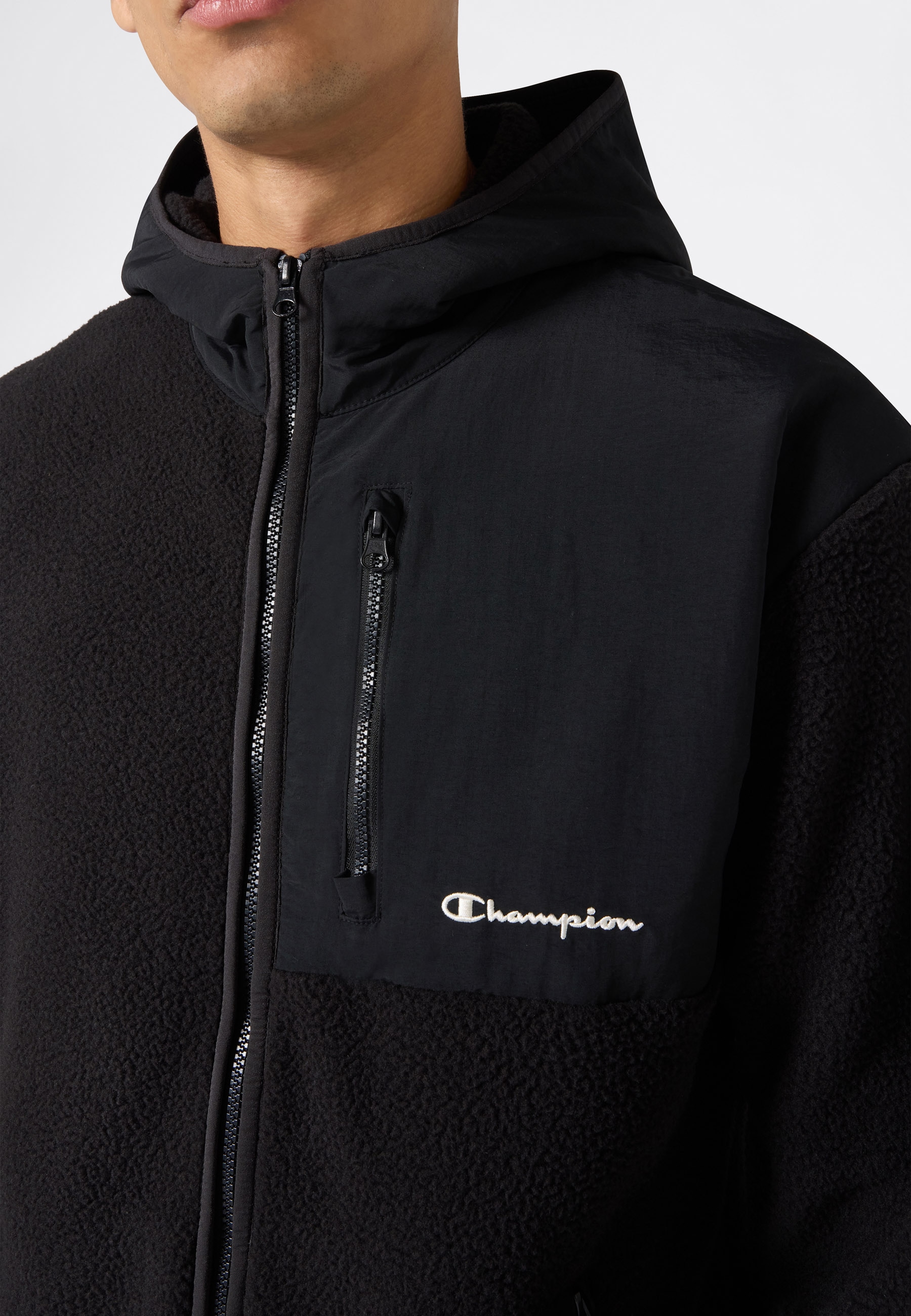 Champion »SPORTWEAR ZIP-UP HOODIE Relax Fit Polar« mit Taschen und Logostickereien
