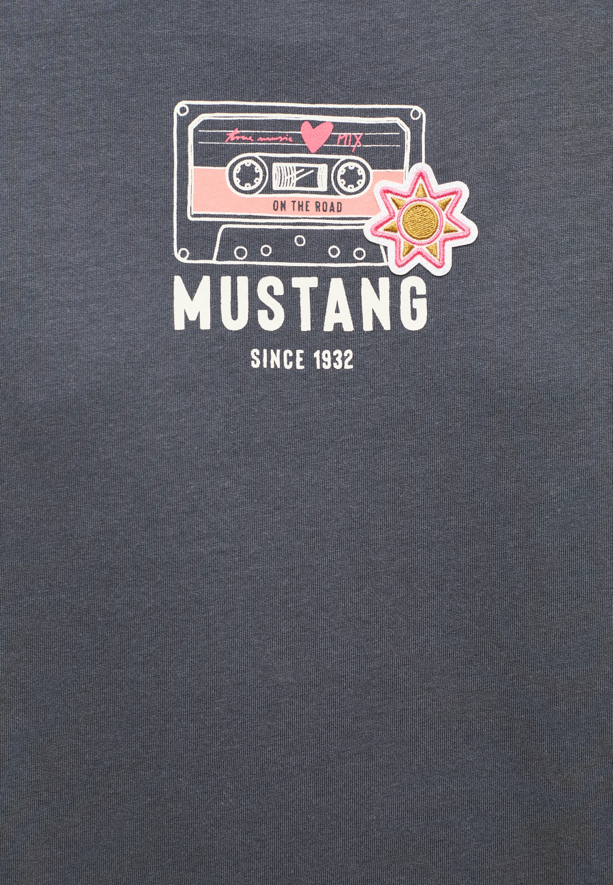 MUSTANG T-Shirt »Mustang bestellen OTTO Print-Shirt« bei online Kurzarmshirt