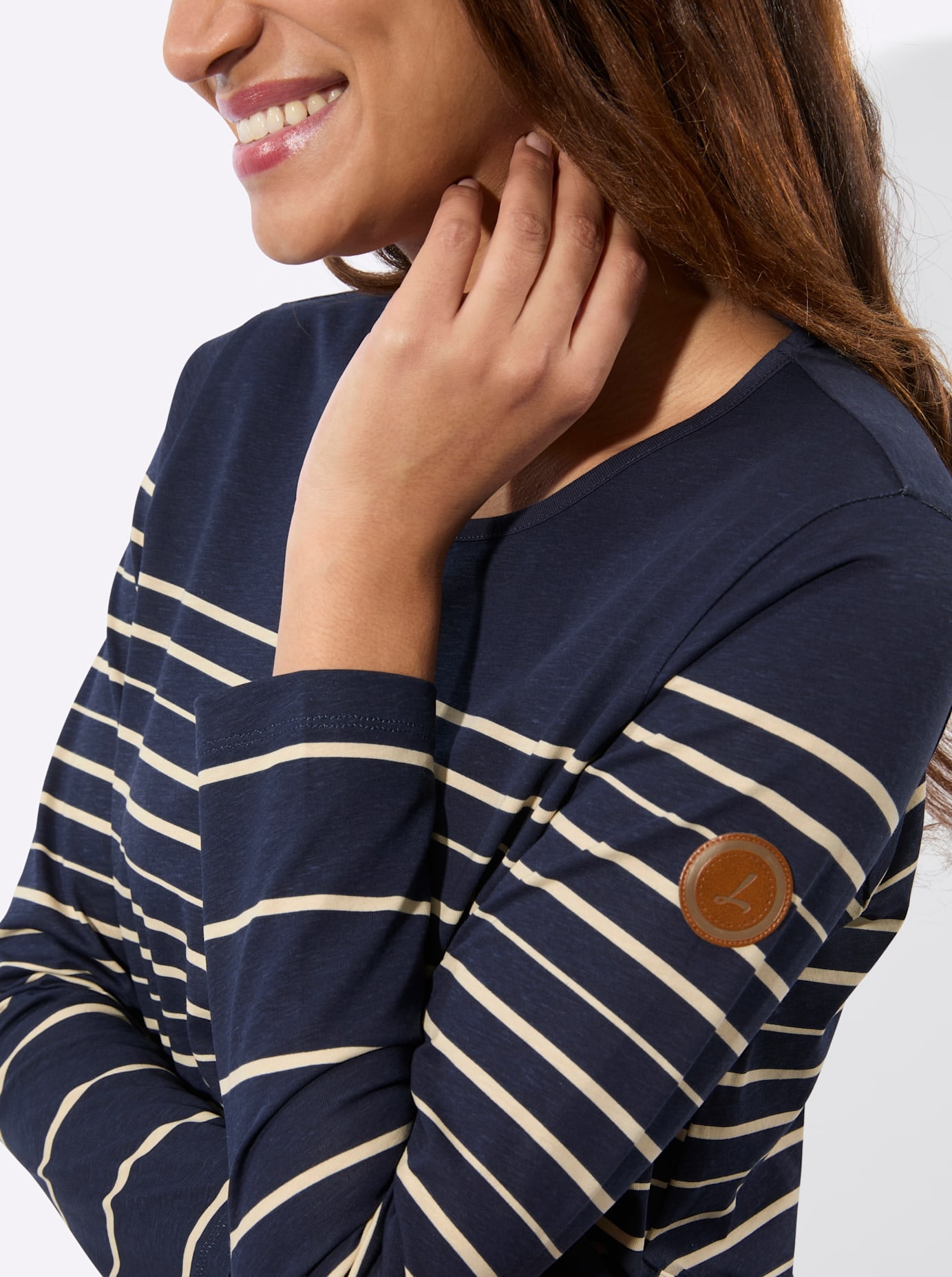 Casual Looks Langarmshirt »Ringelshirt« 1