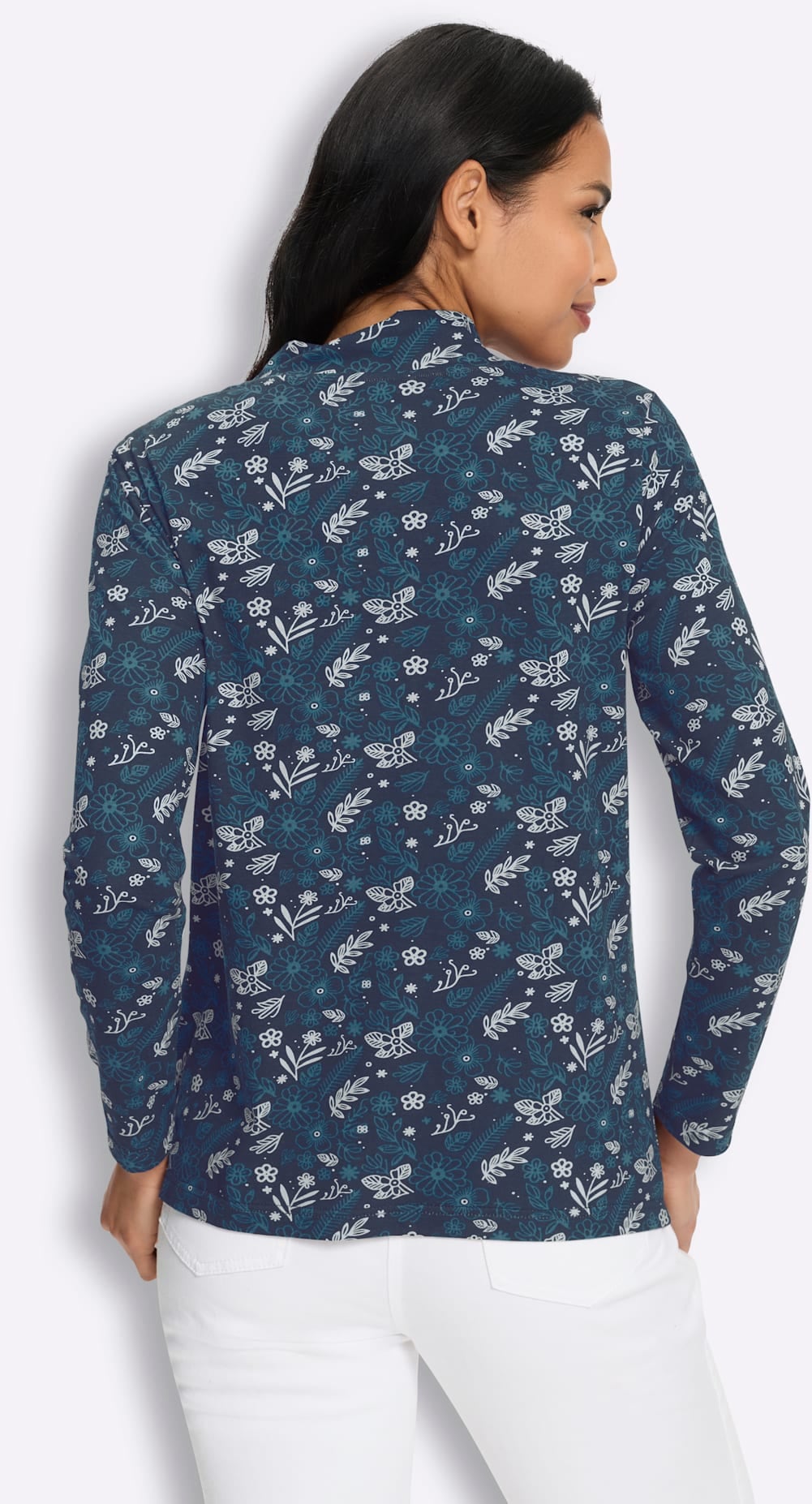 Classic Basics Stehkragenshirt »Langarm-Shirt« 1